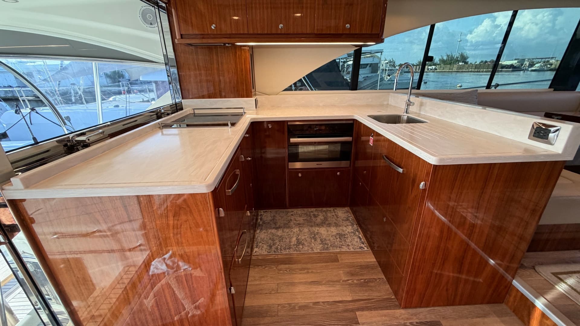 Galley with Modern Appliances