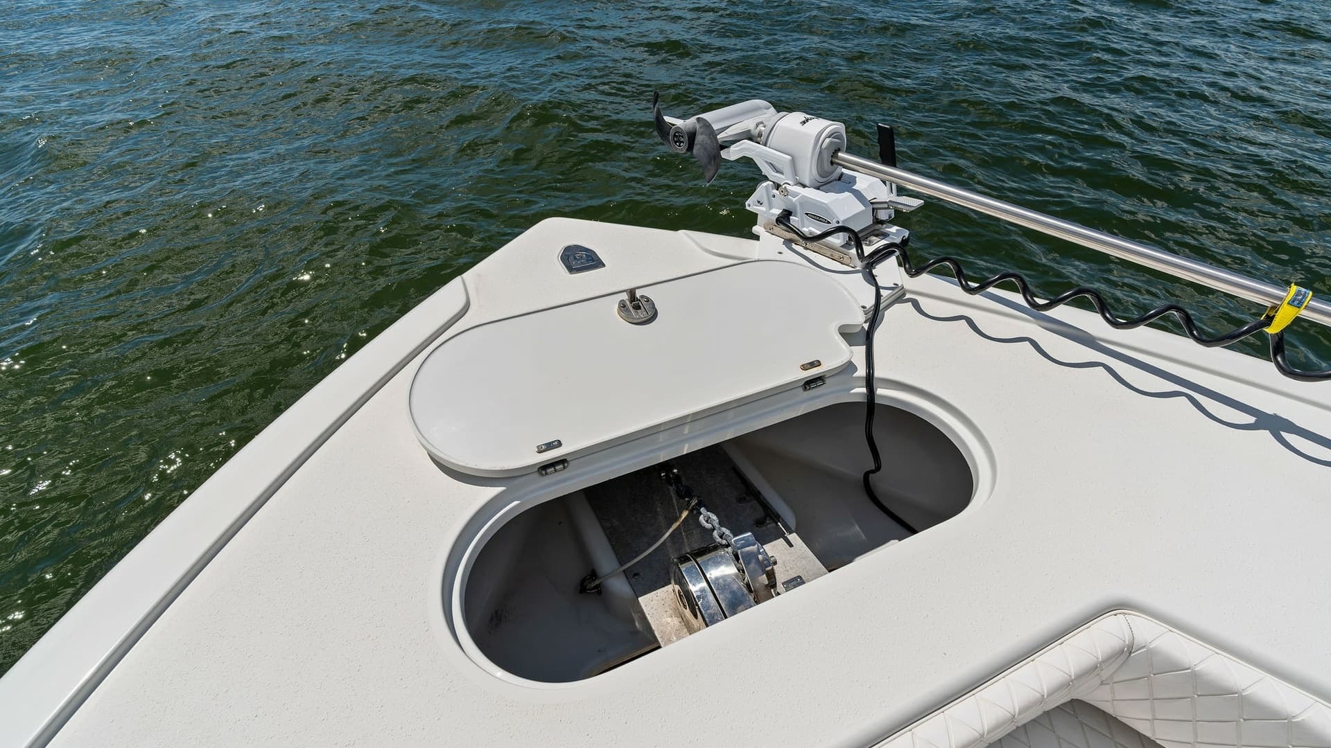 Bow Anchor Locker and Windlass