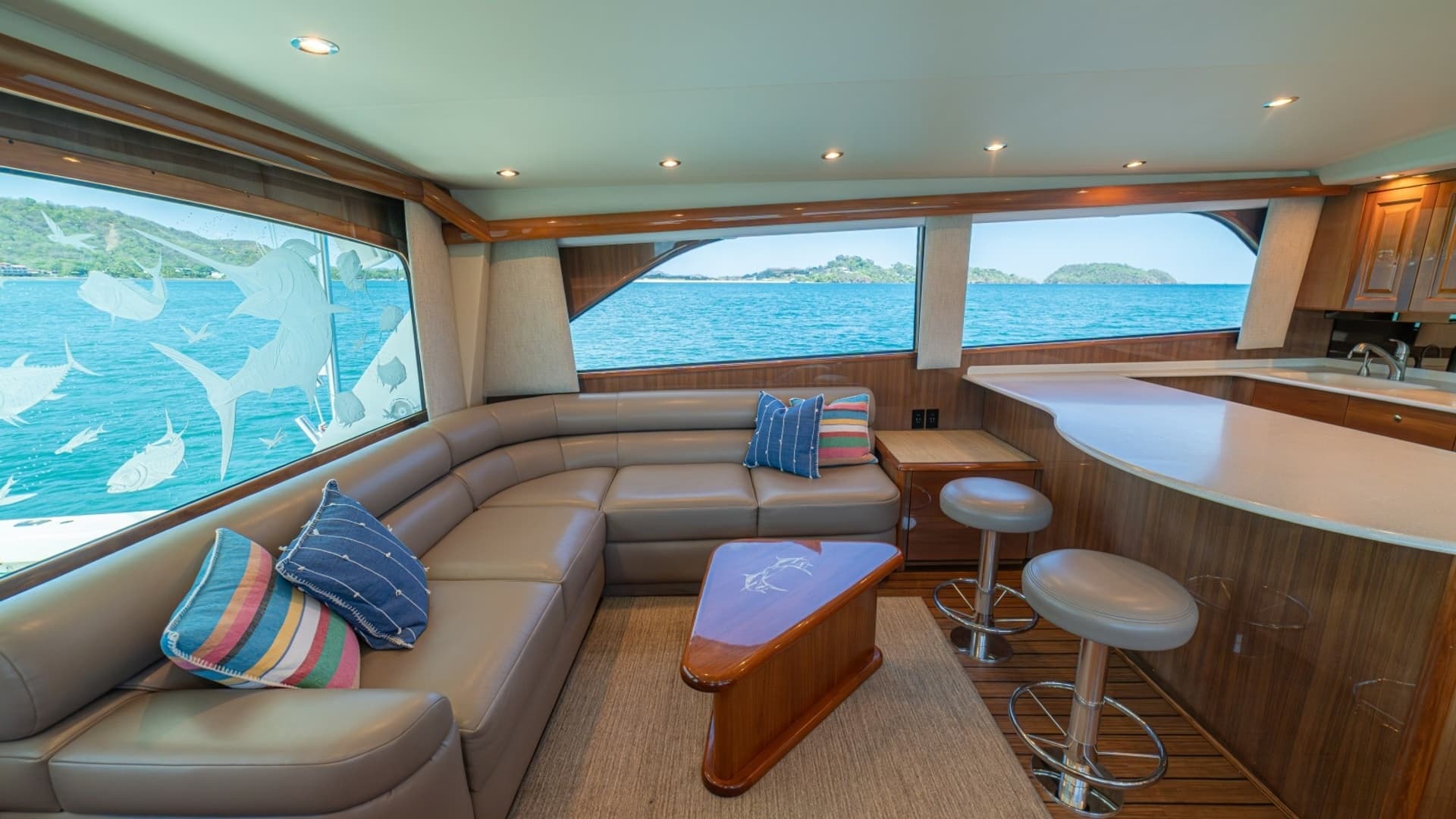 Spacious Salon with Panoramic Views