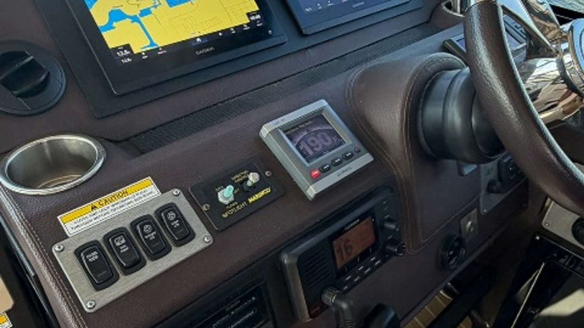 Helm Station with Navigation Displays