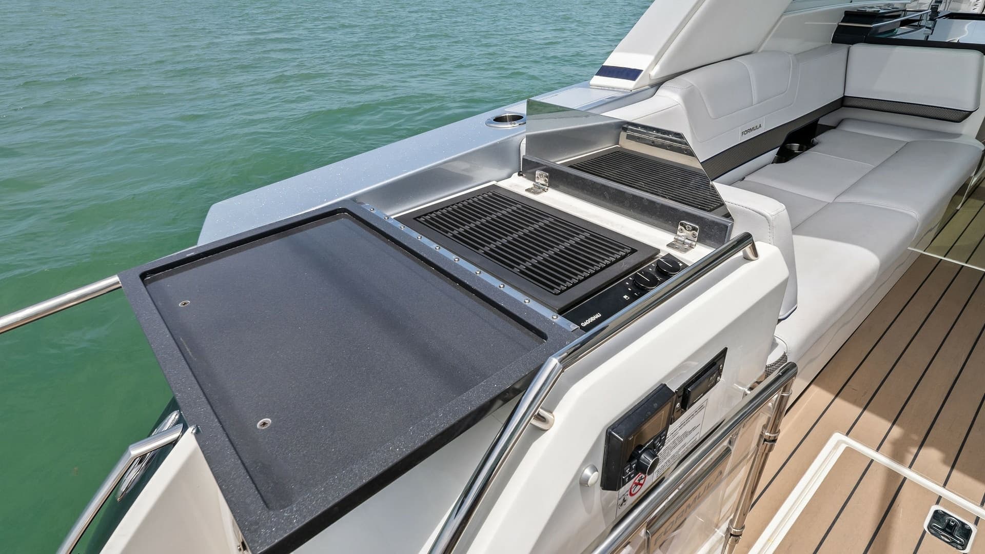 Outdoor Galley with Grill and Seating