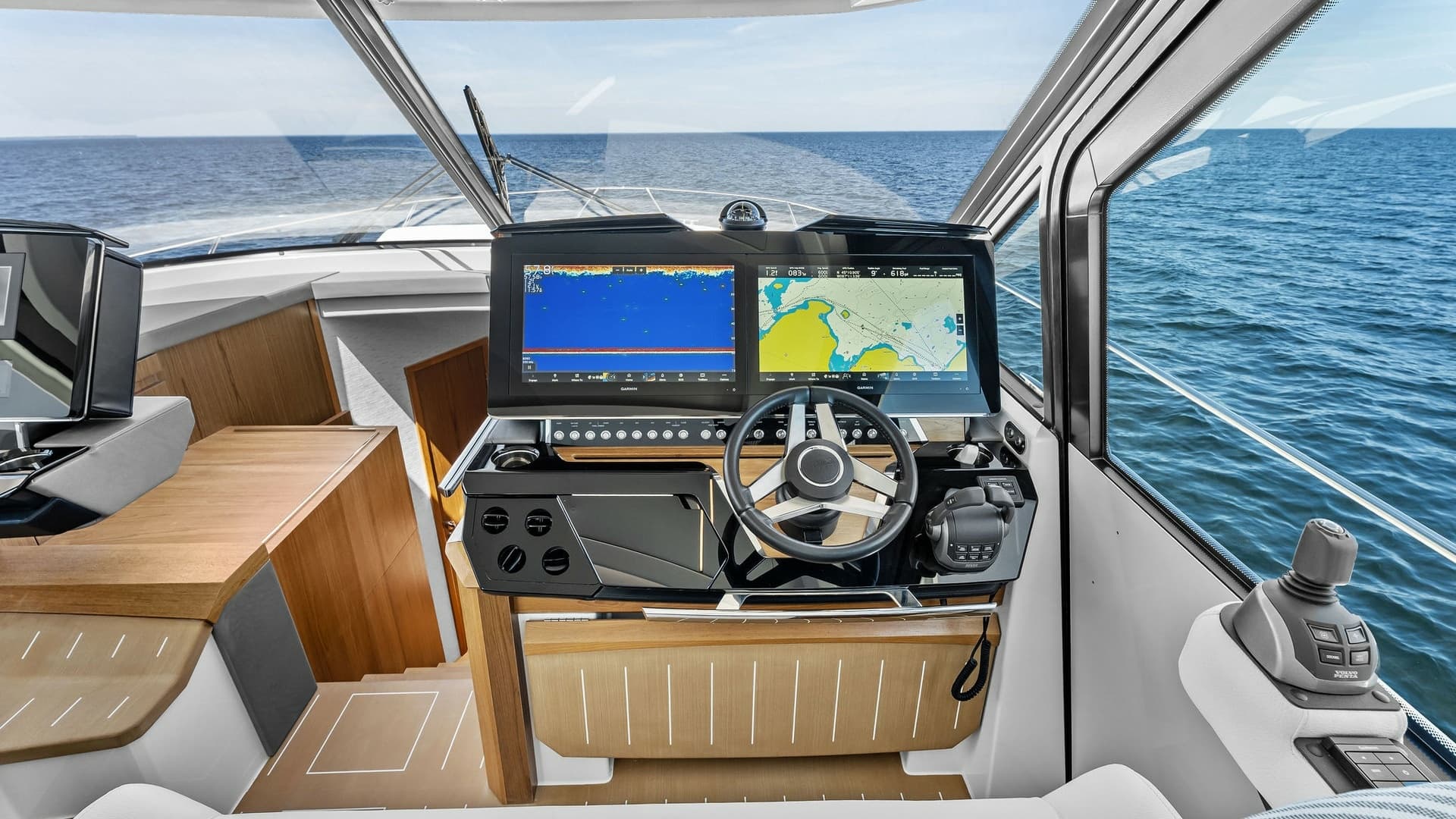 Helm Station with Dual Displays
