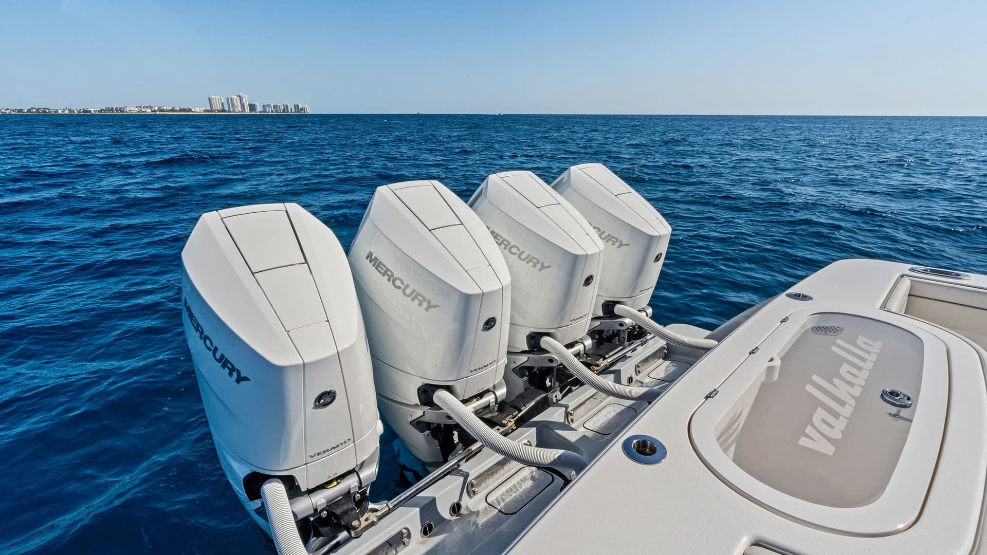 Powerful Quad Outboard Engines