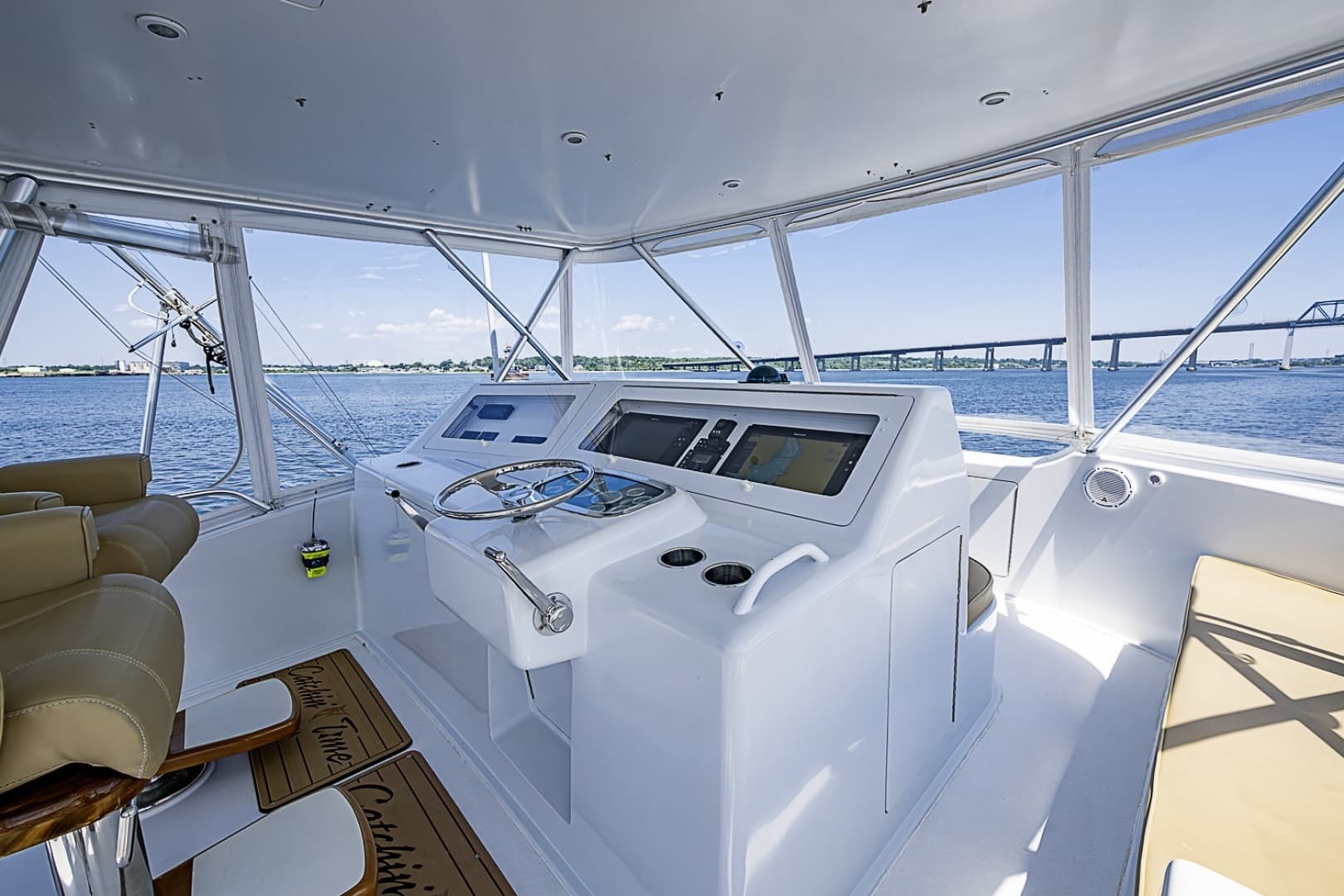 Viking 52 - Catchin Time - Flybridge Electronics