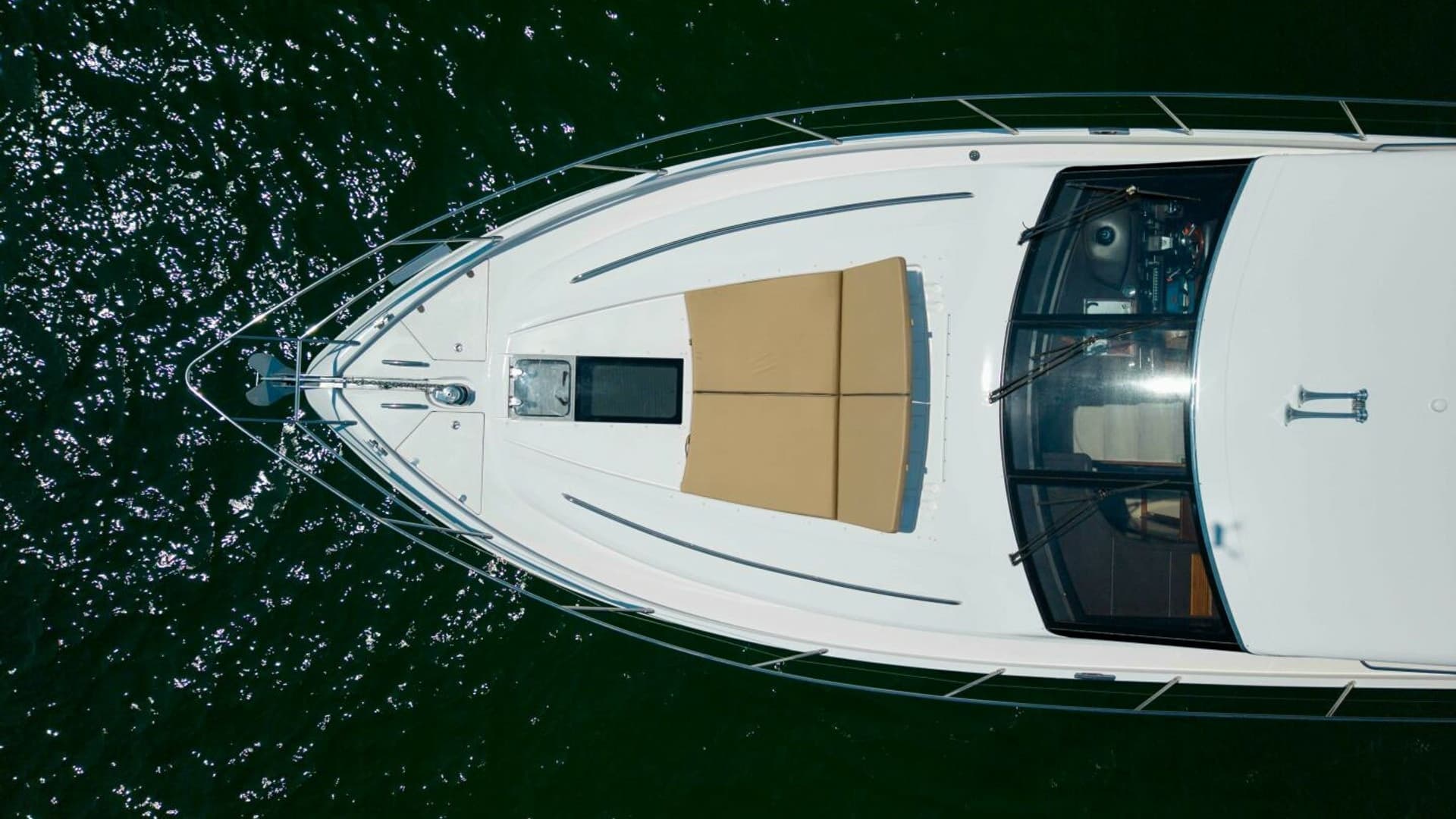 2011 Princess 64 'Harbor Story' - Aerial Bow