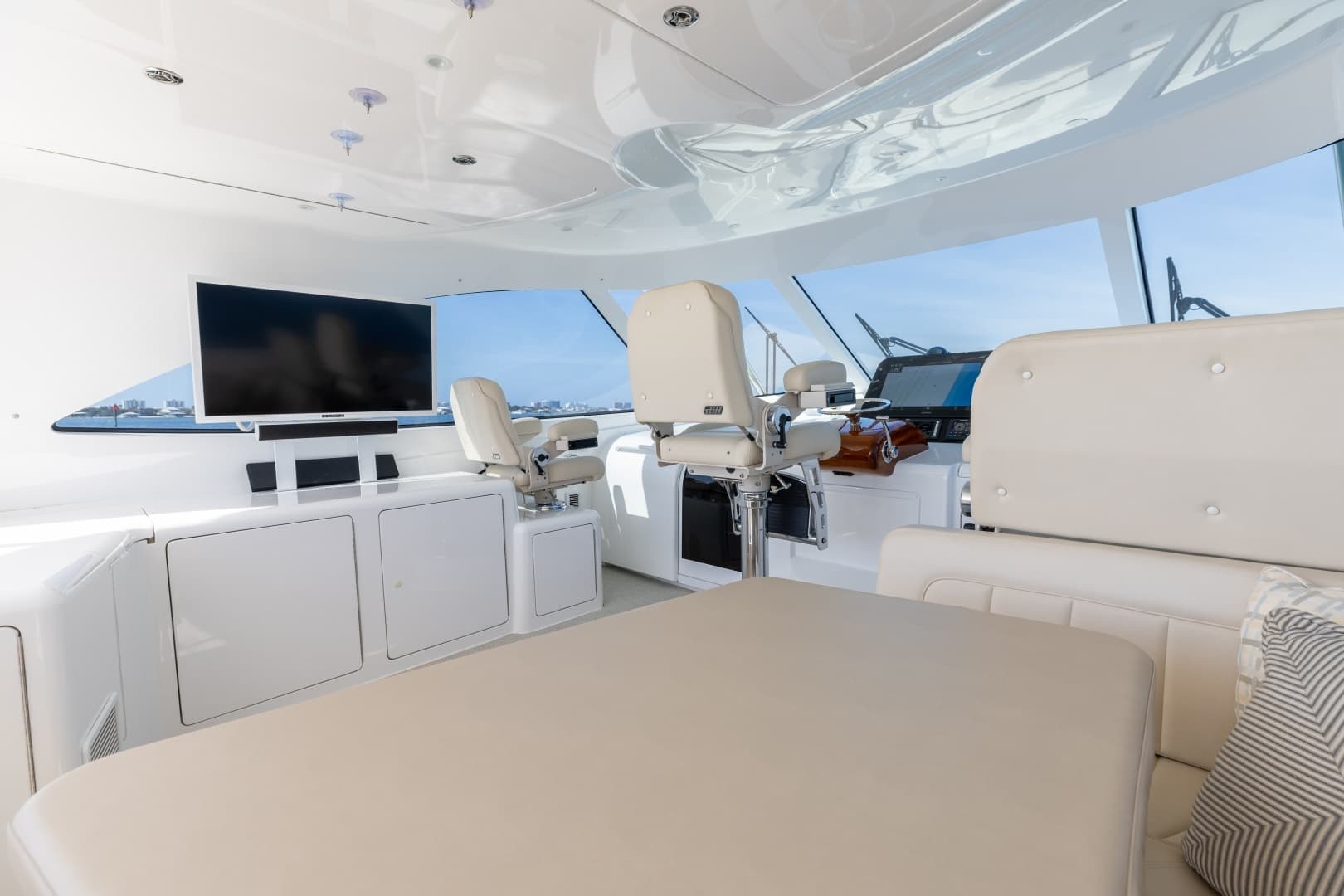 2018 52 Viking Sport Tower Wild Eagle Helm Deck (1)