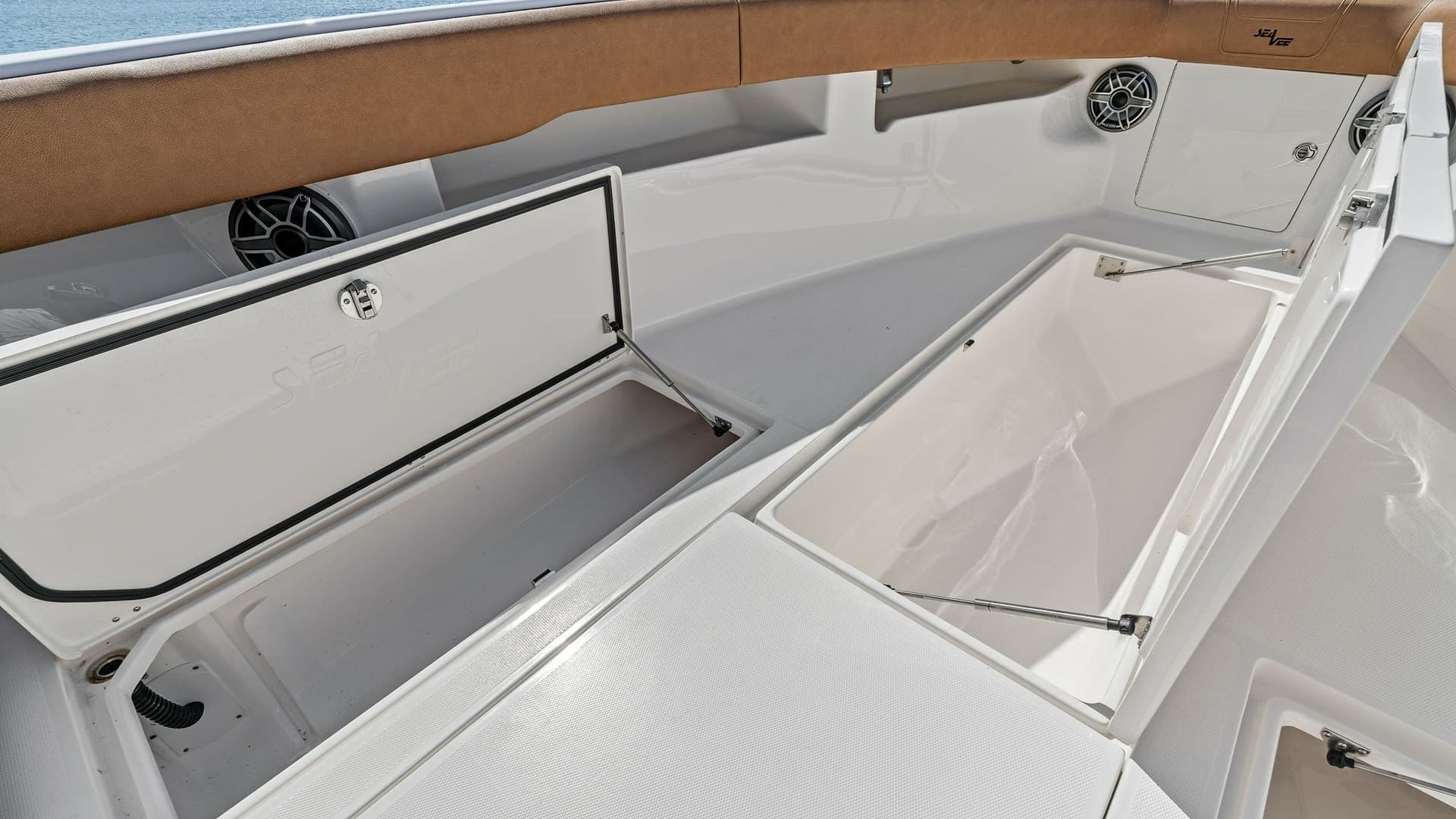 Spacious Forward Deck Storage