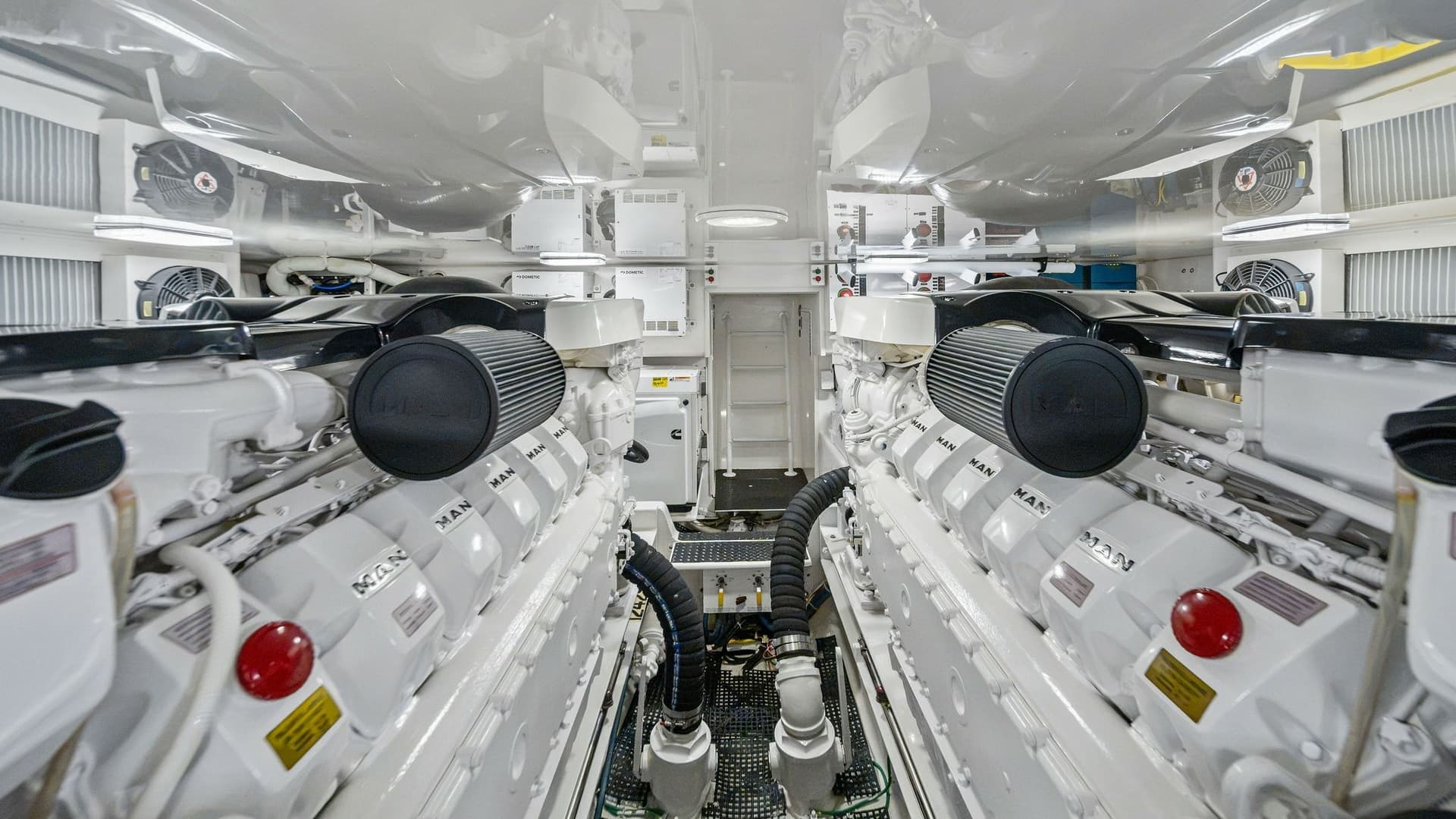 Engine Room with Twin Engines