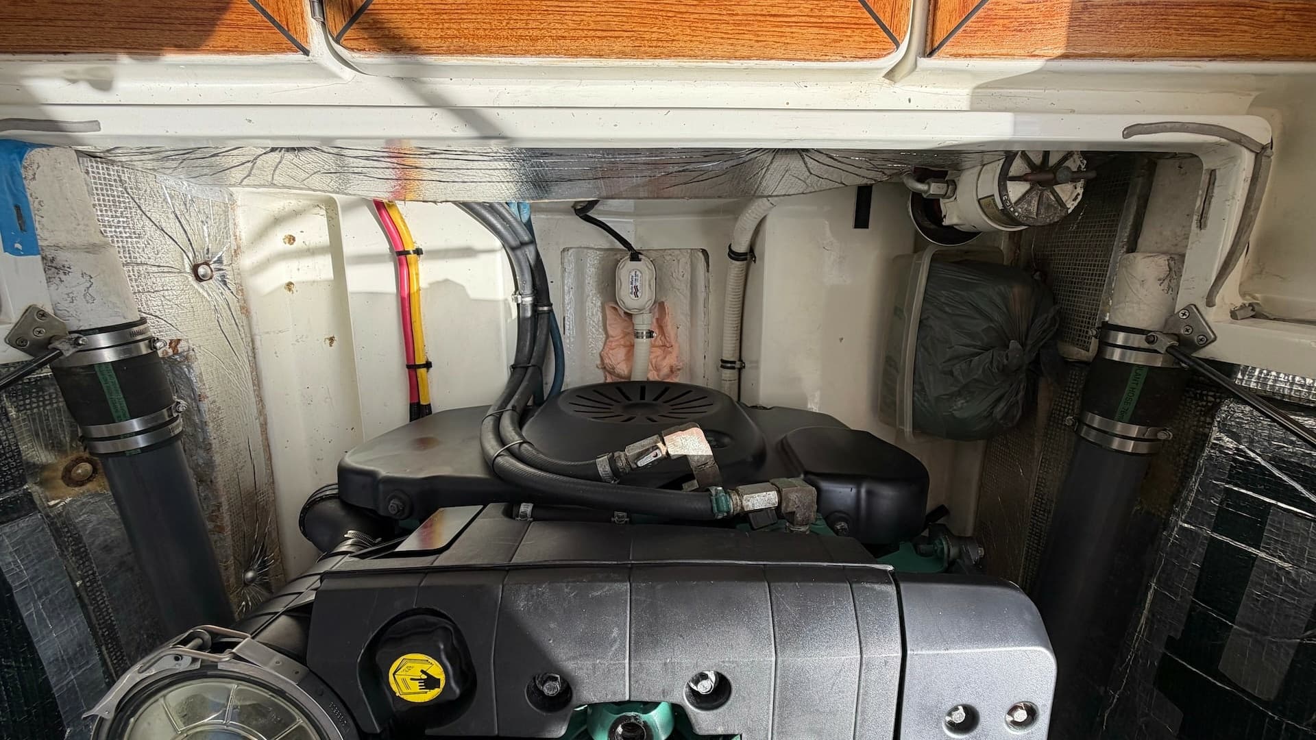 Engine Compartment with Volvo Penta