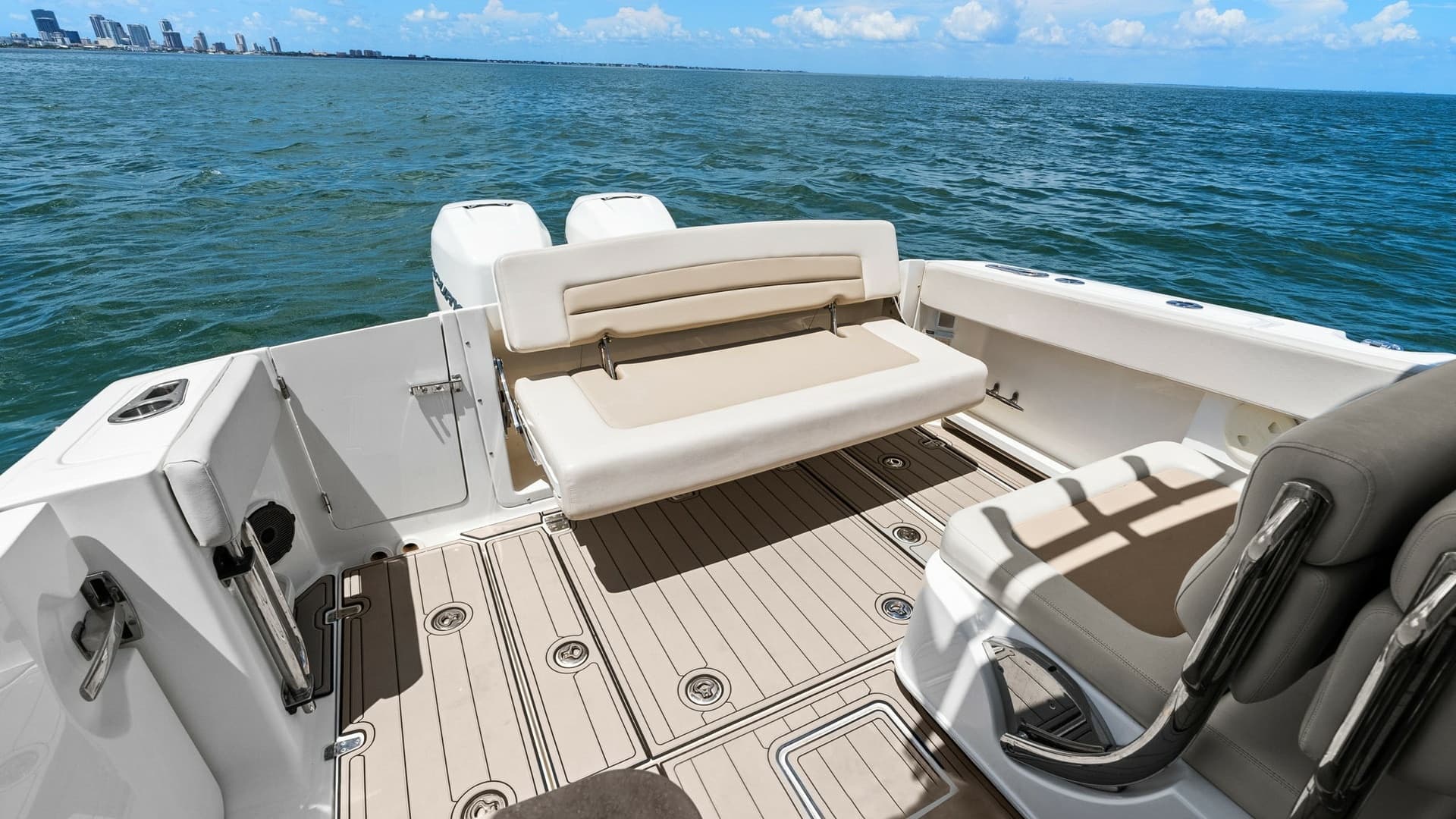 Spacious Aft Deck with Seating