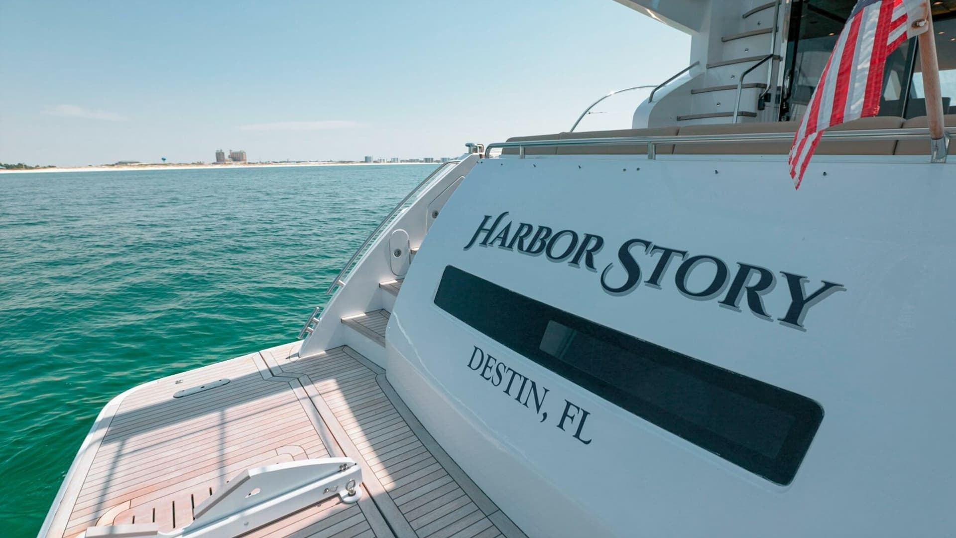 2011 Princess 64 'Harbor Story' - Swim Platform