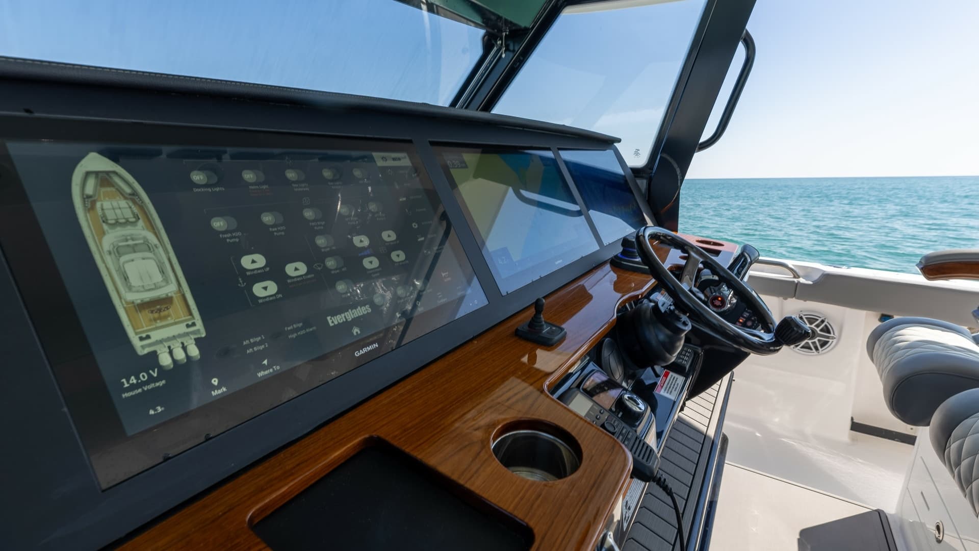 Helm Station with Advanced Electronics