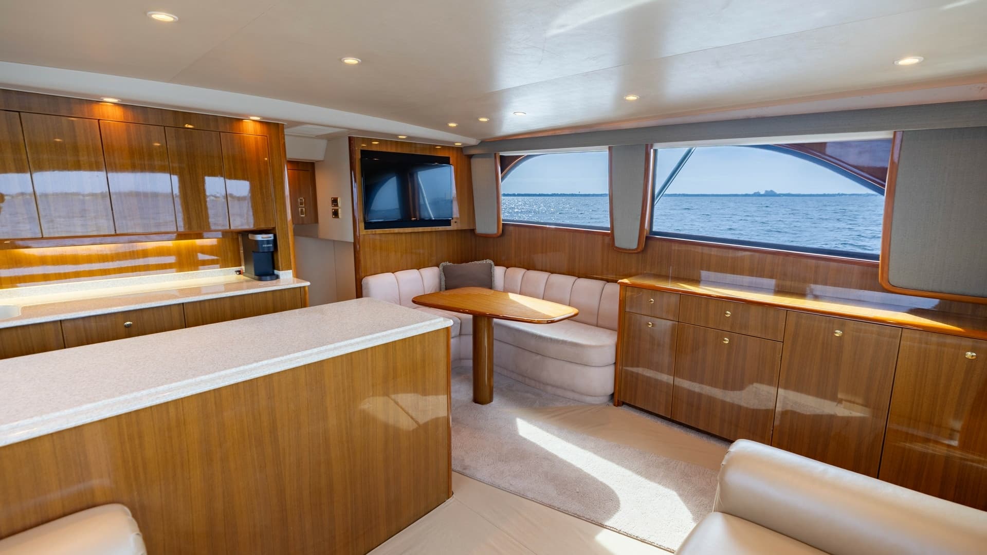 Spacious Salon with Ocean Views