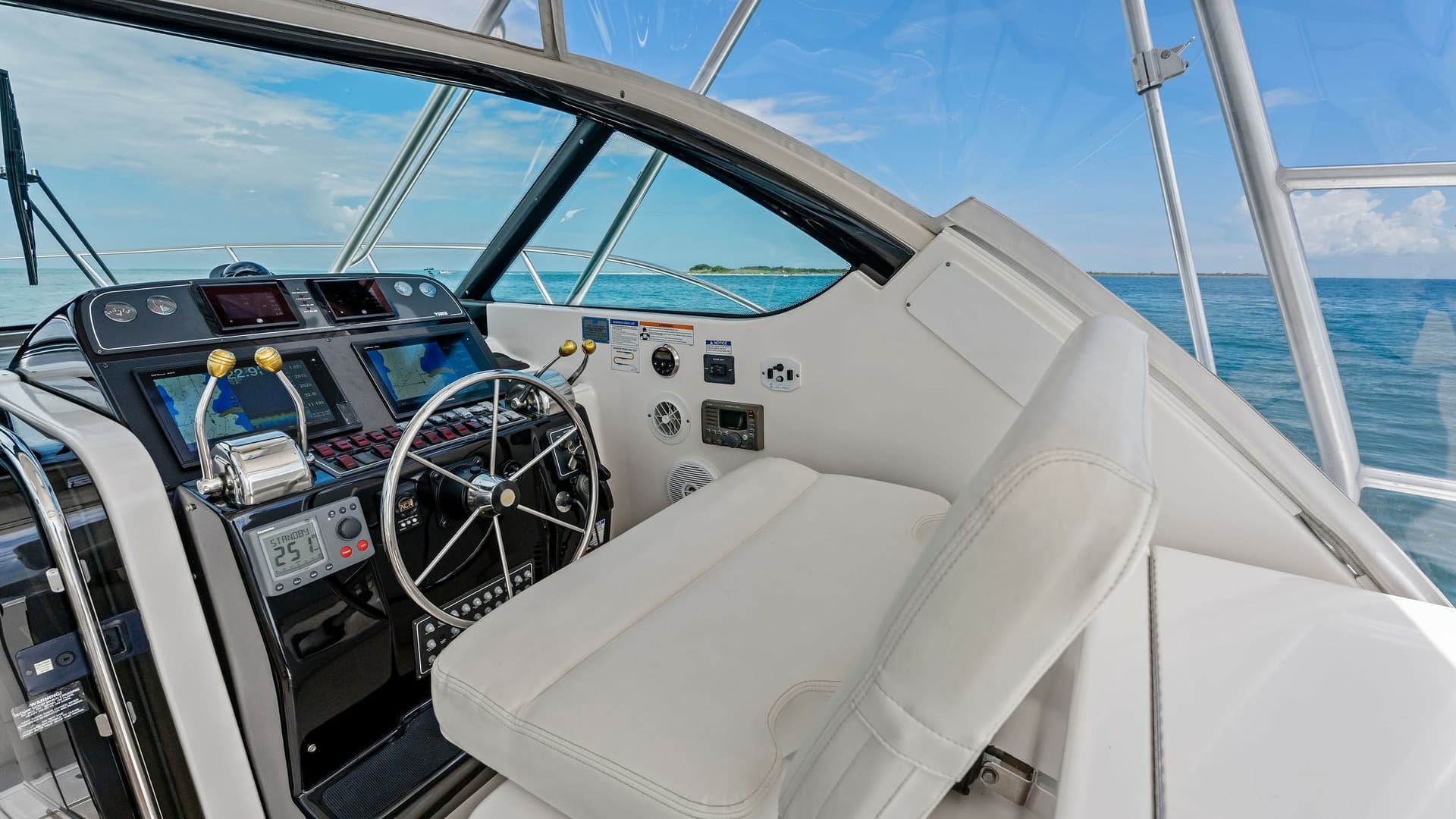 Helm Station with Dual Seating