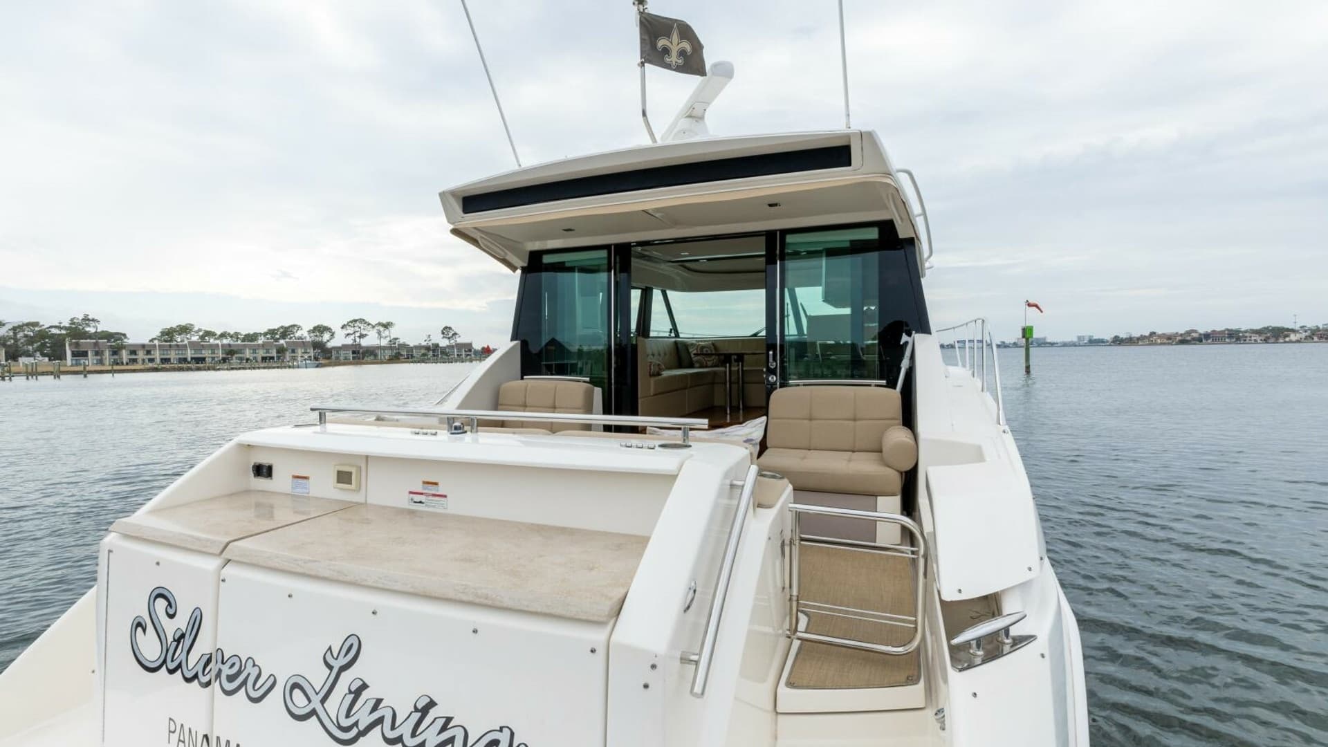 2015 Tiara Yachts 44 Coupe- SILVER LINING- Transom