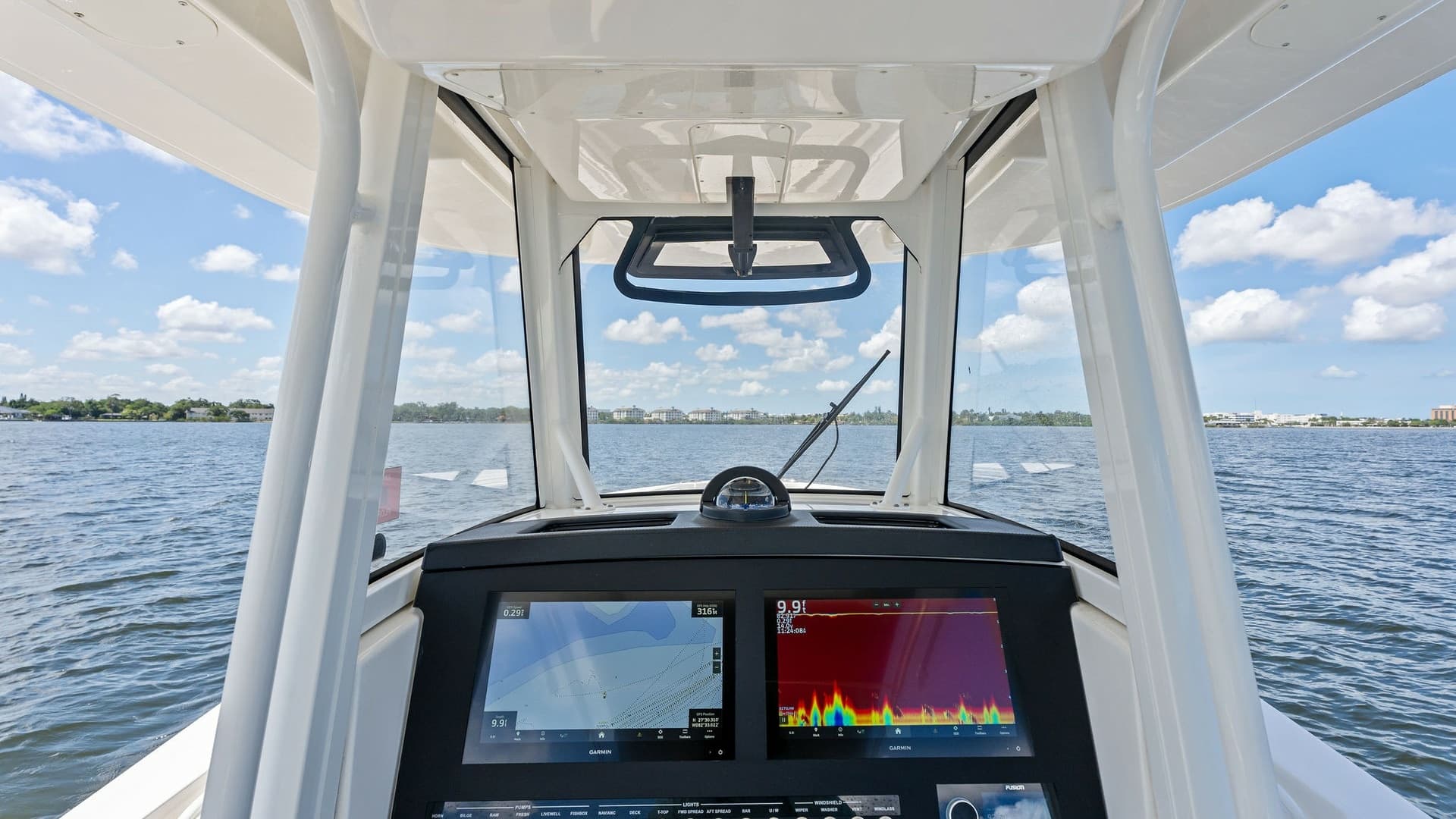 Helm Station with Dual Displays