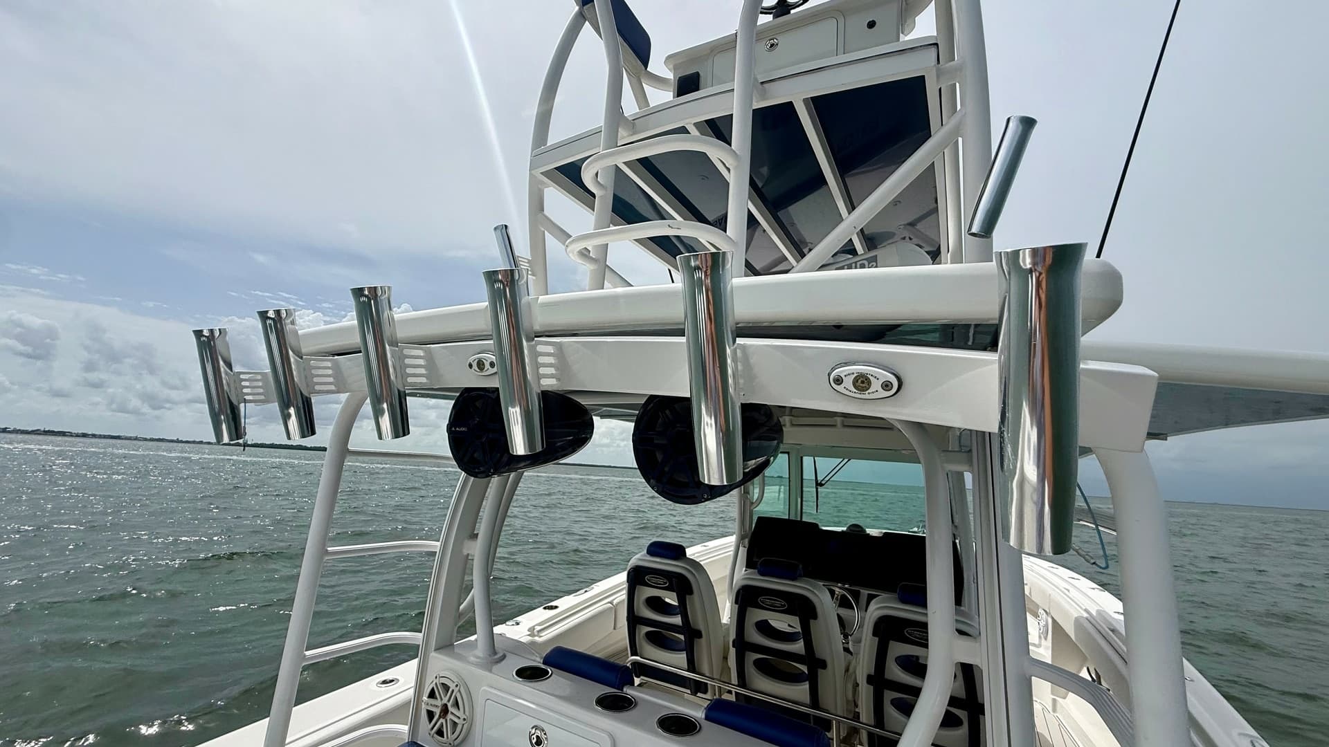 Fishing Tower and Seating Area