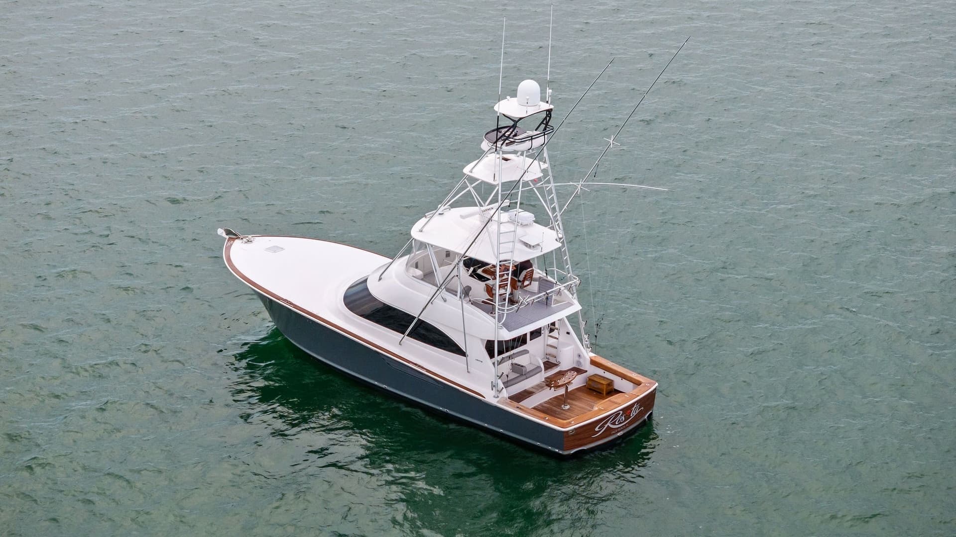 Aerial View of Flybridge and Deck