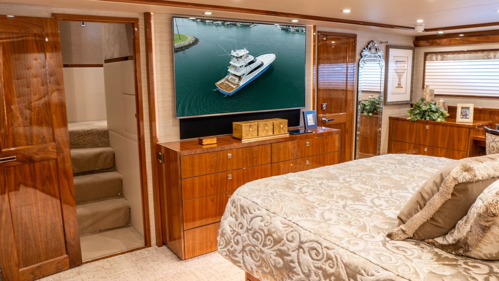 Luxurious Master Stateroom Interior