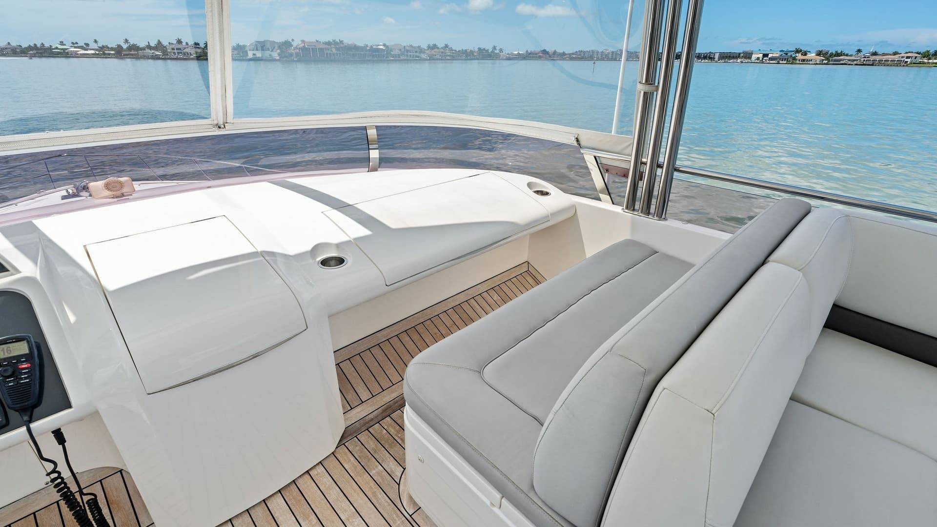 Flybridge Lounge Area with Seating