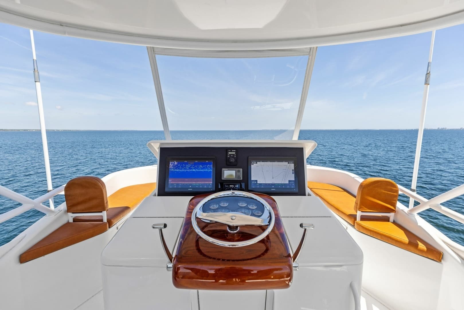 2008 Viking 68 Skybridge "Liquid Apple" Helm