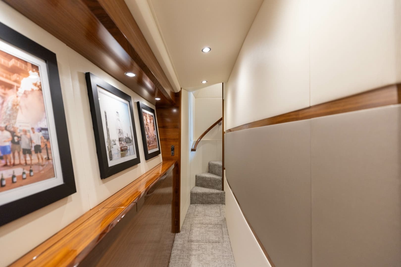 2023 Viking 72 Convertible- TEAM SUPREME- Companionway