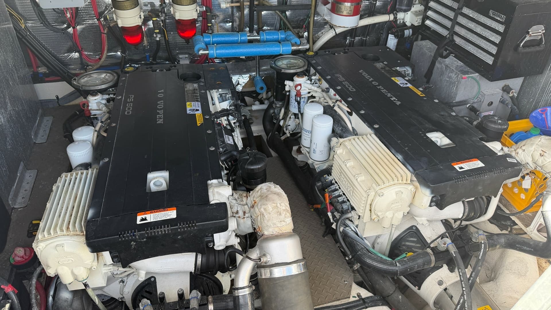 Engine Room with Twin Engines