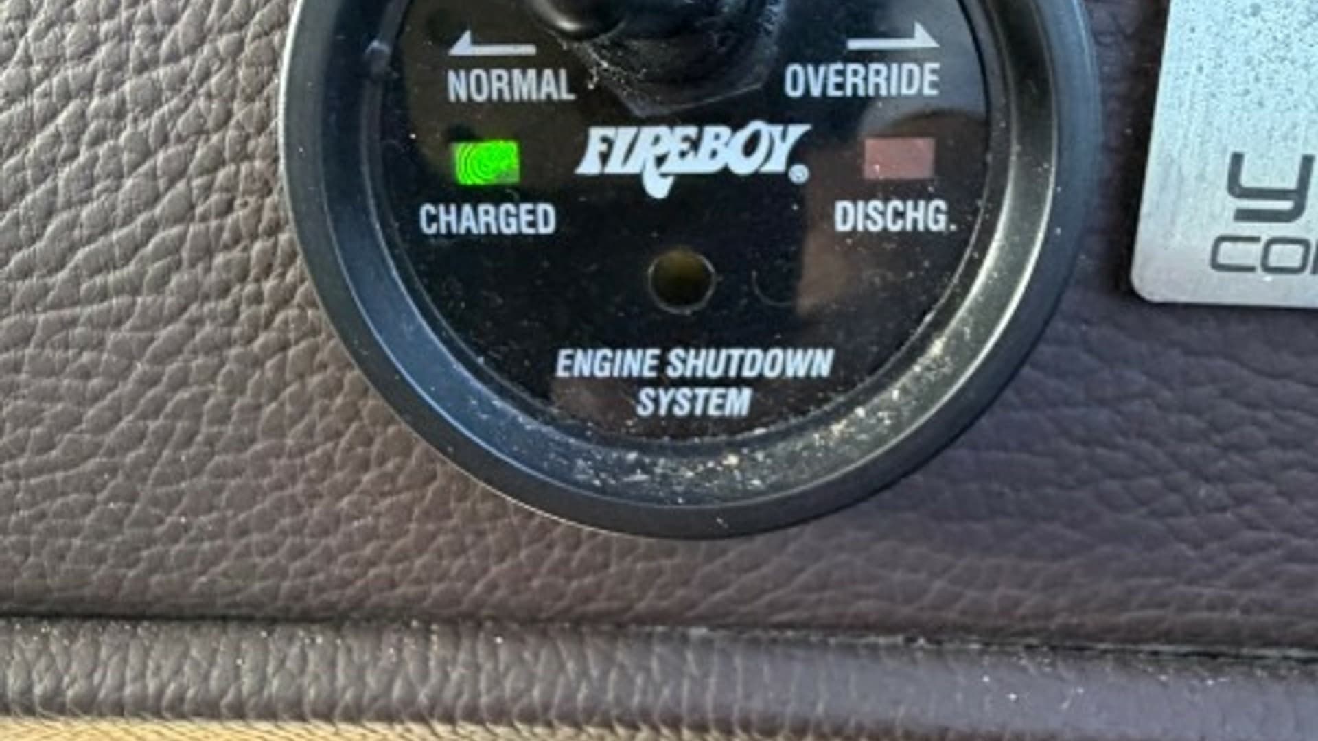 Engine Shutdown Control Panel