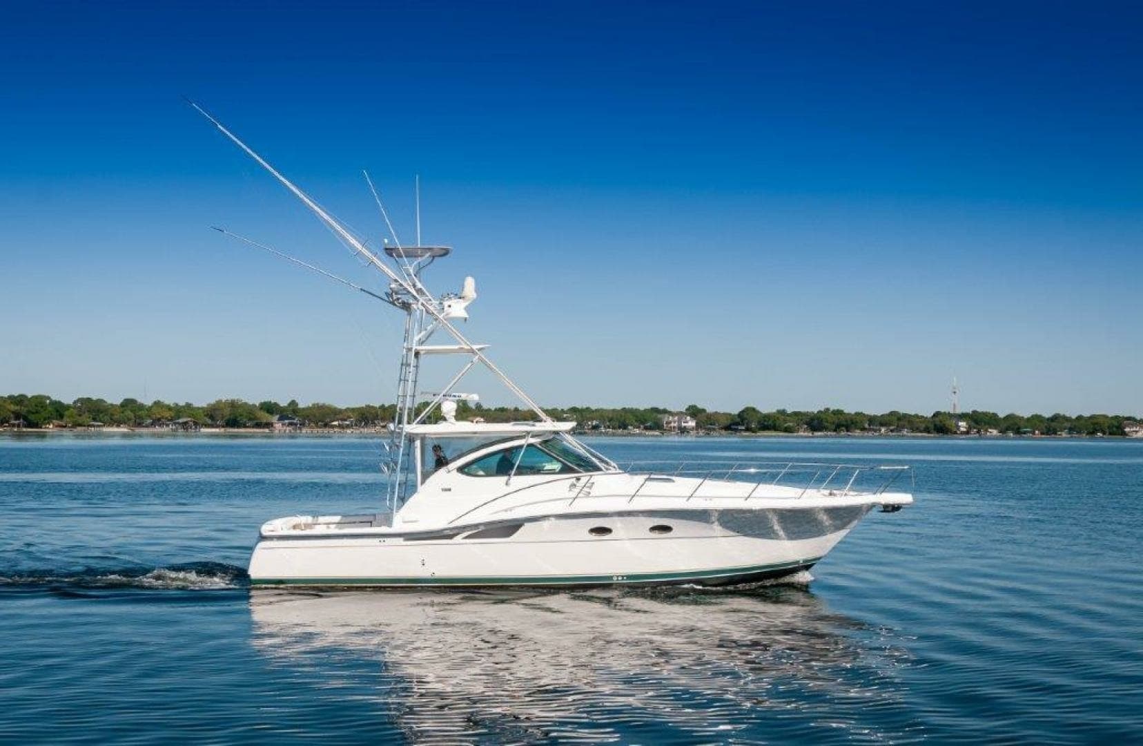 2003 Tiara Yachts 4200 Open  Kingfisher Stbd Profile 3