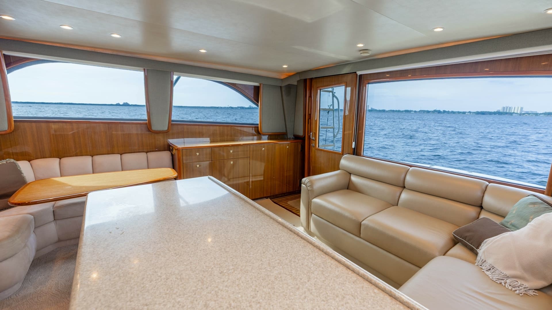 Spacious Salon with Panoramic Views