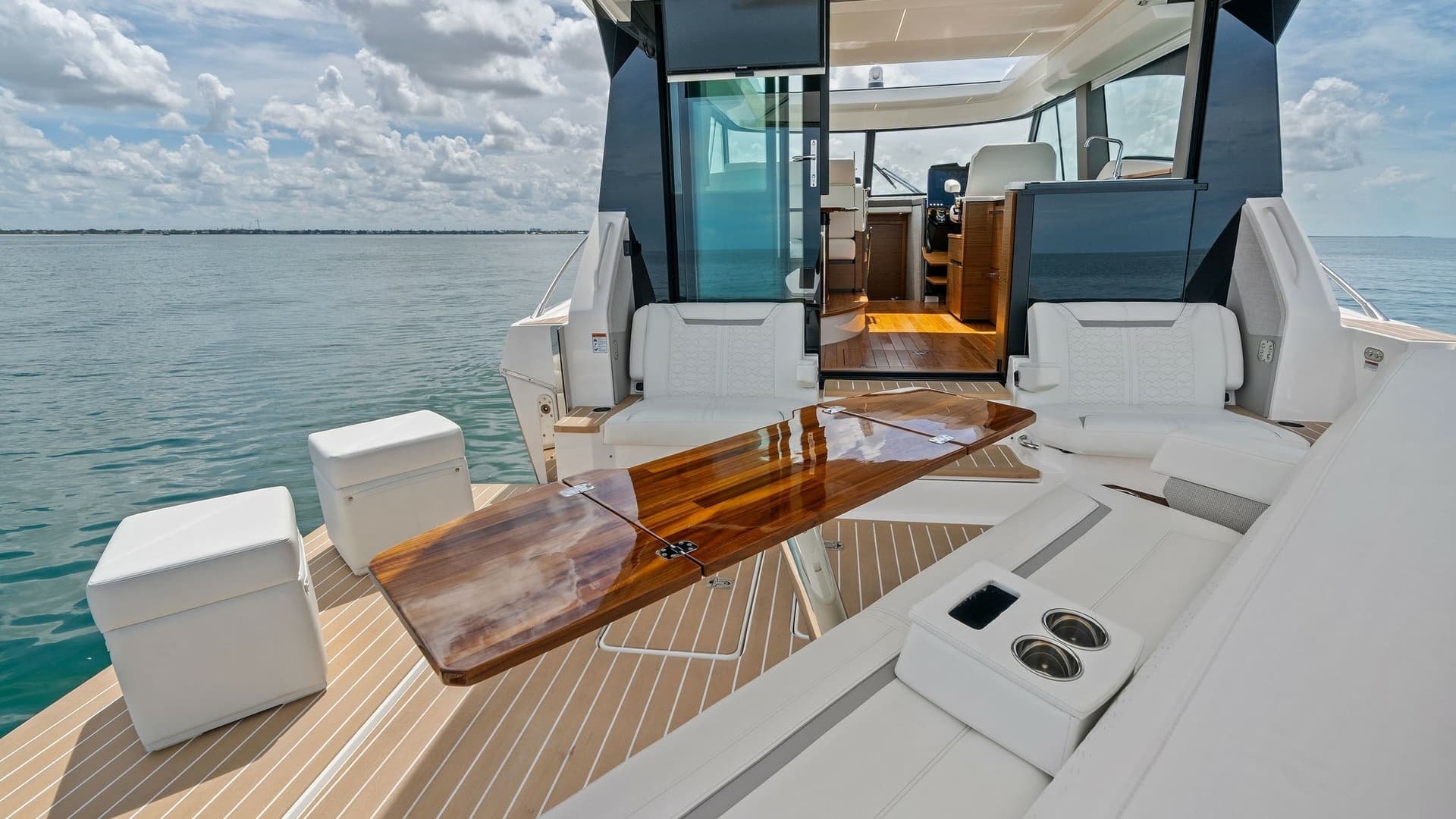 Aft Deck with Seating and Table