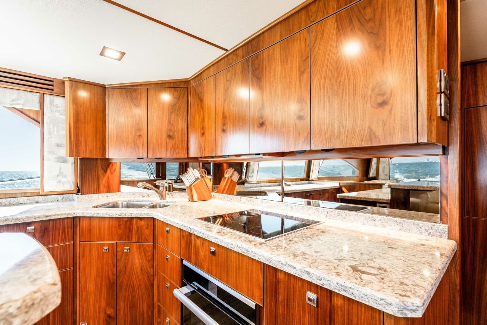 Galley with High-End Finishes