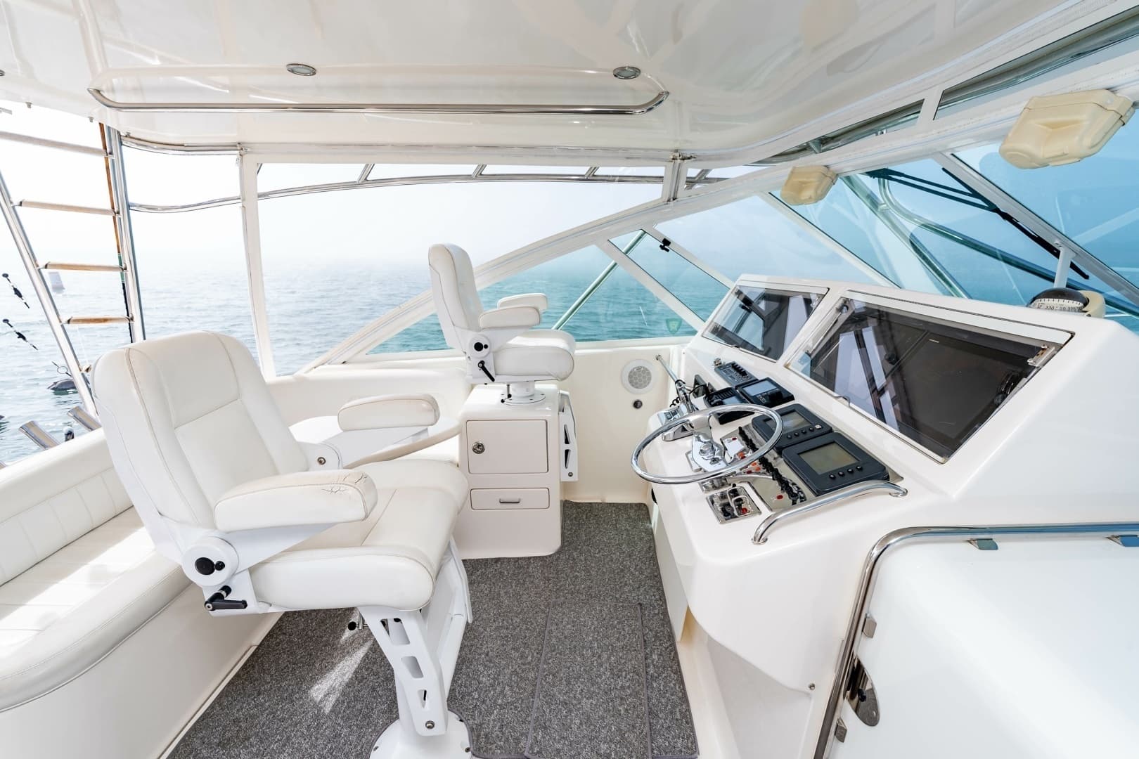 2005 Cabo 40 Express "El Patron" - Helm Station with Dual Seating