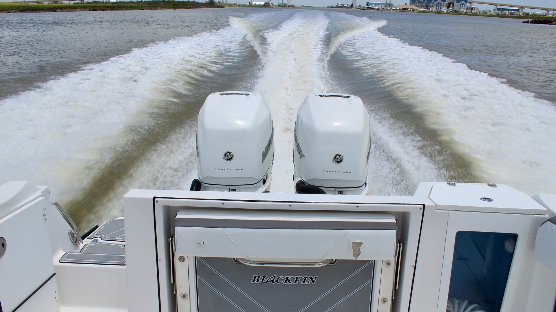 Aft View with Dual Engines