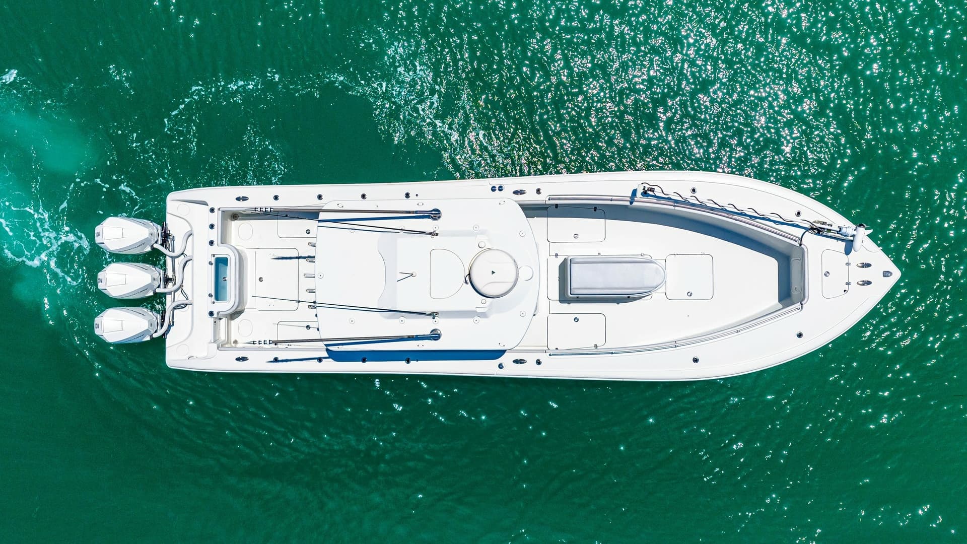 Aerial View of 36 Offshore Deck