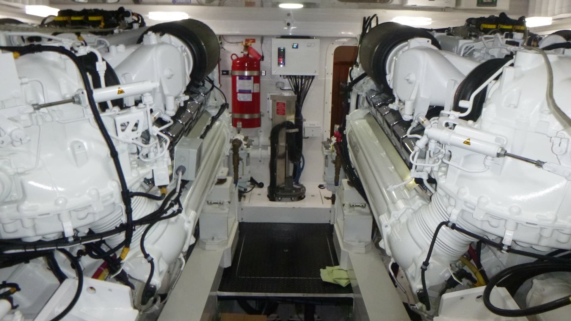 Engine Room with Twin Engines