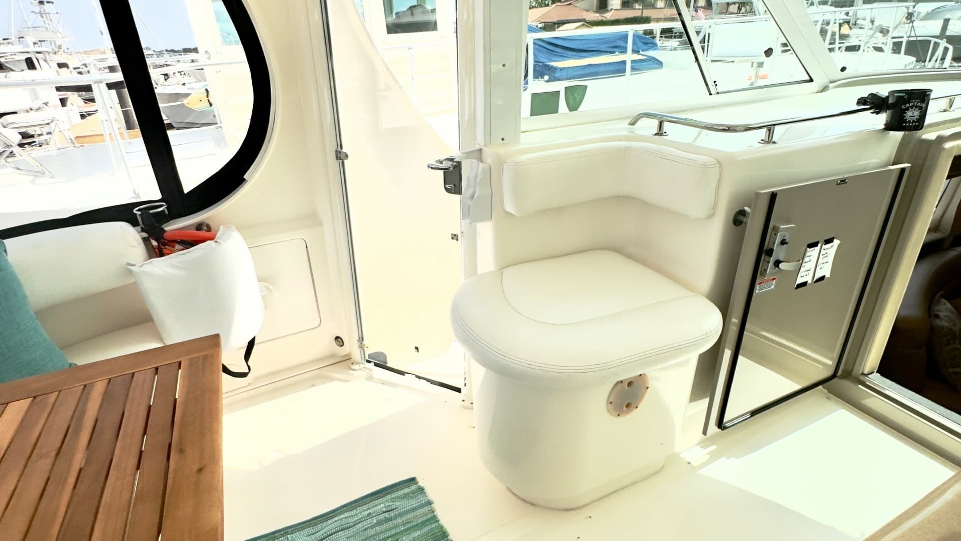 Enclosed Cockpit Seating Area