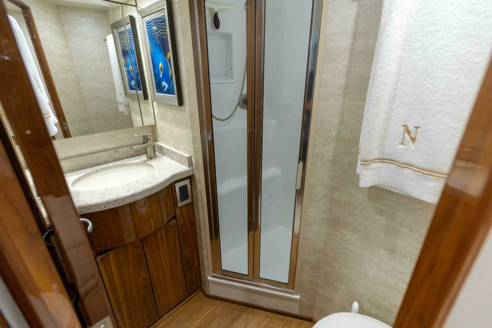 2018 Viking 62 Convertible- Da'Grits-Guest Head