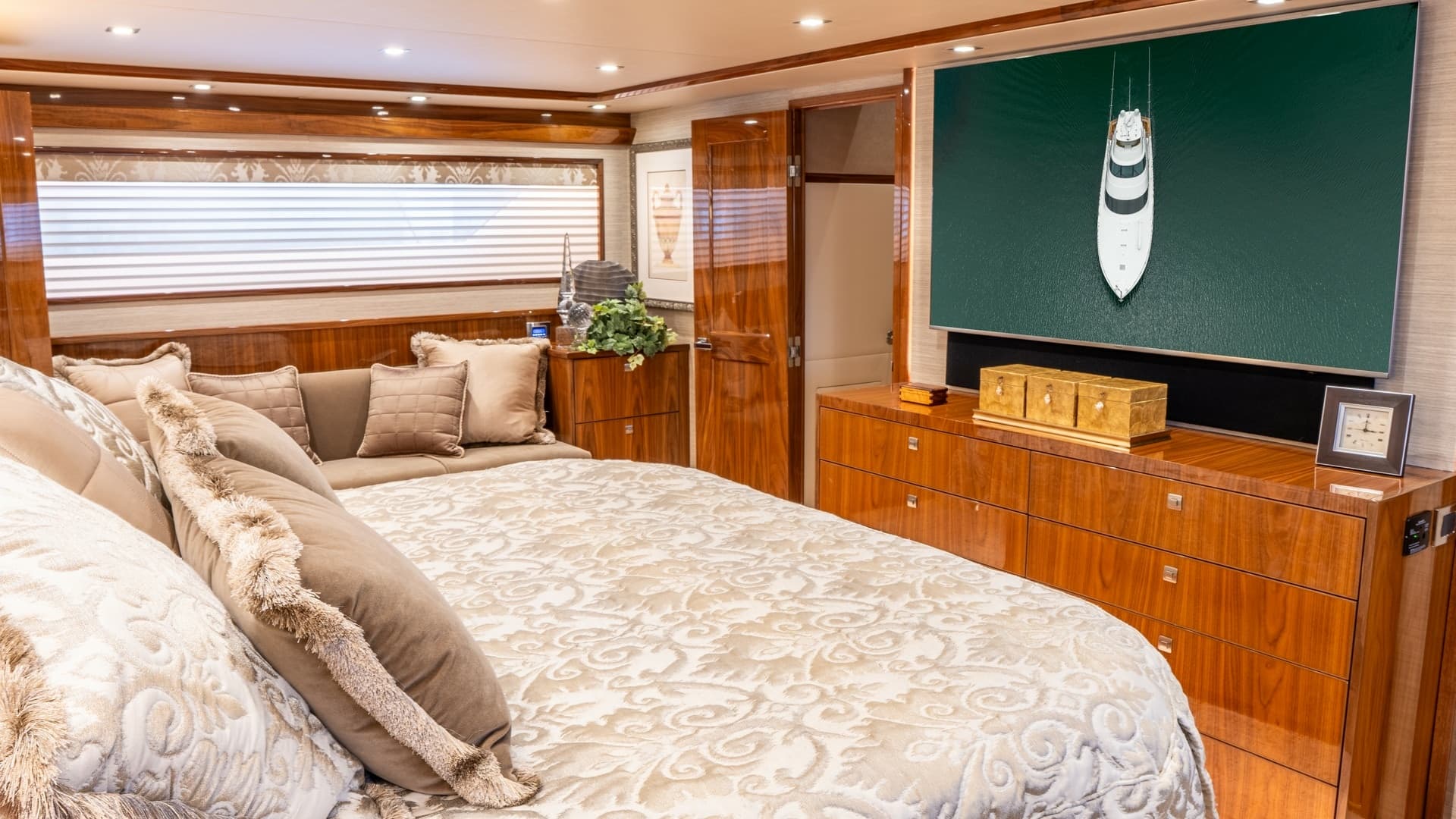 Luxurious Master Stateroom Interior