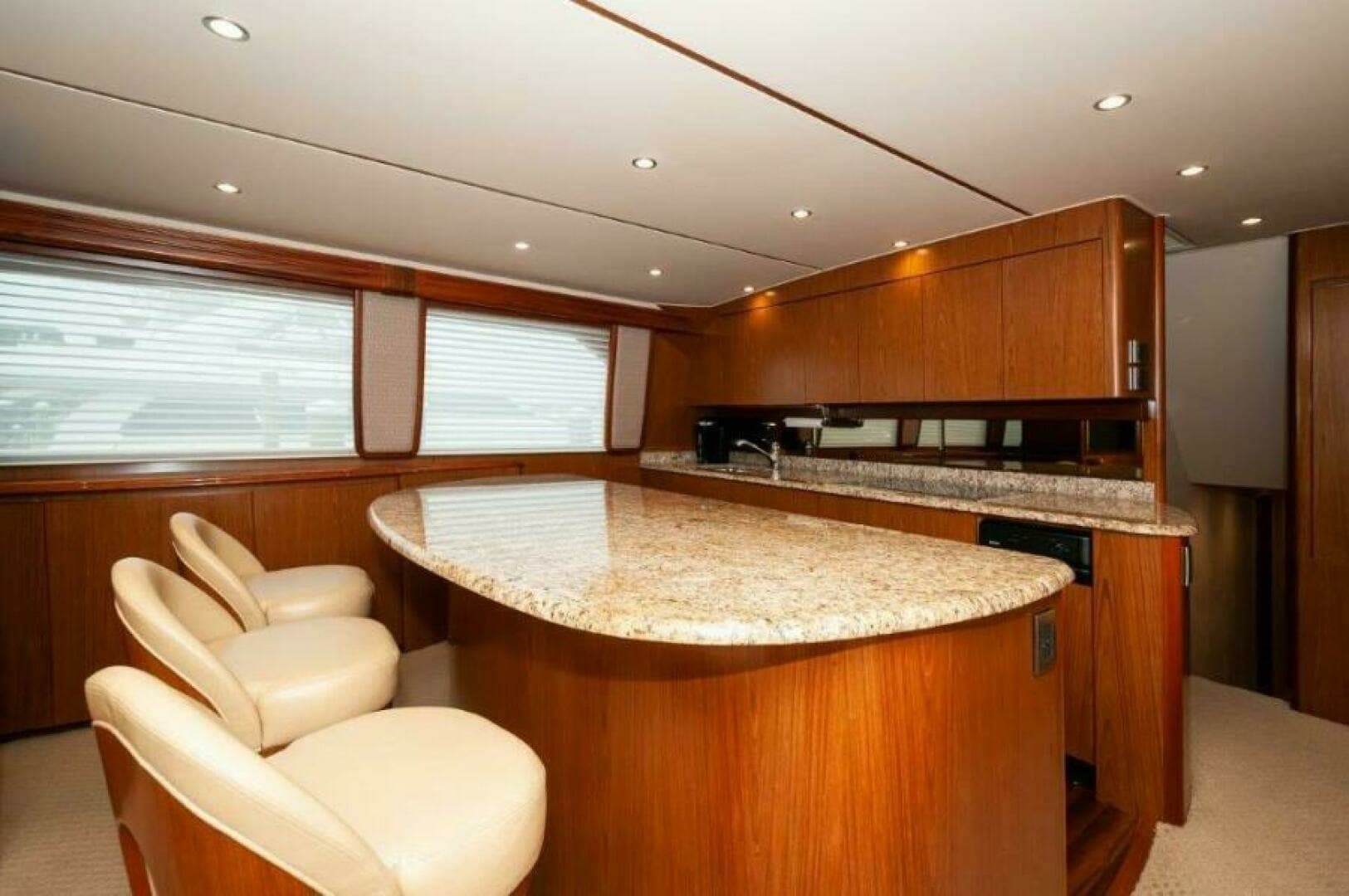 2012 76 Viking Sky Bridge Barefoot Drive Galley (7)