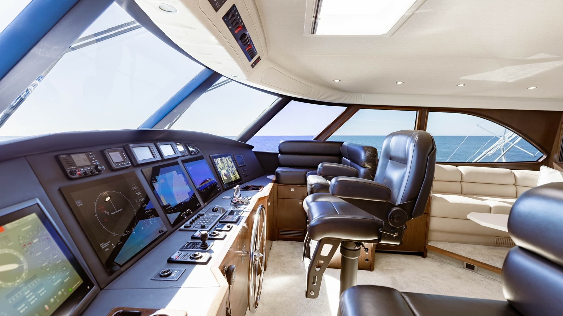 2015 Viking 76 Enclosed Bridge- CHULA- Helm