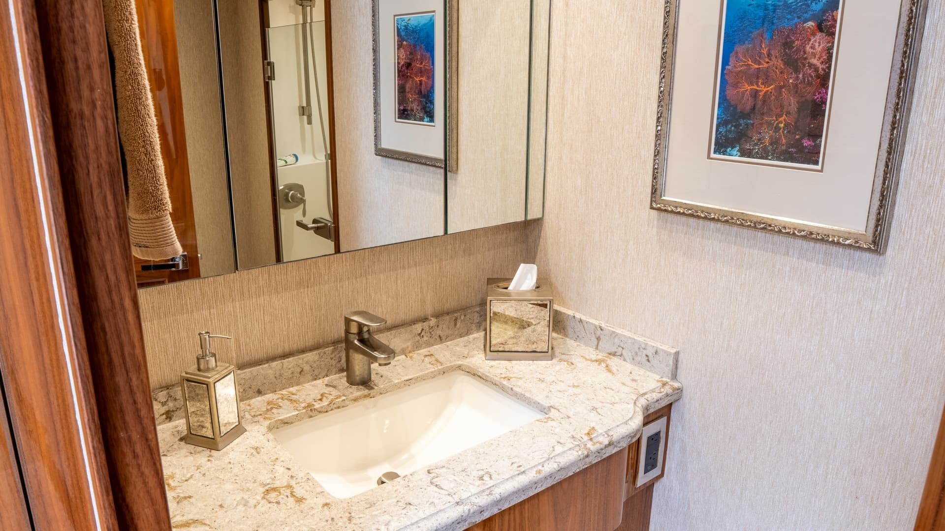 Elegant Guest Bathroom Vanity