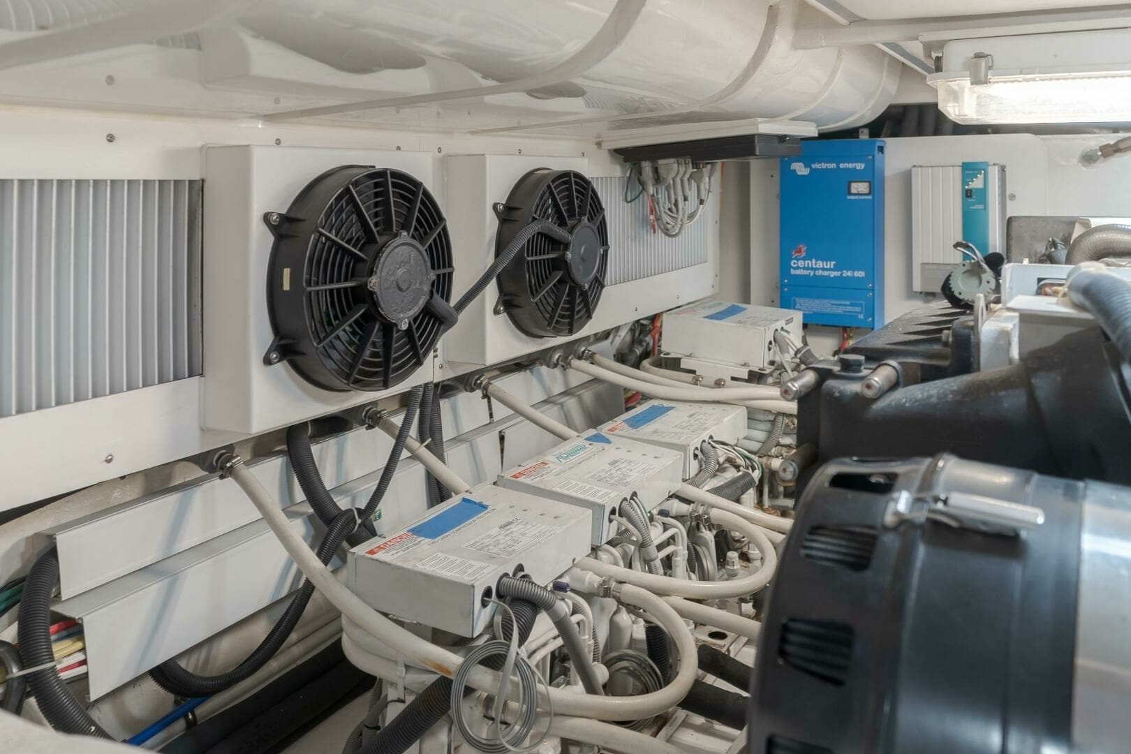 Engine Room with Cooling Systems