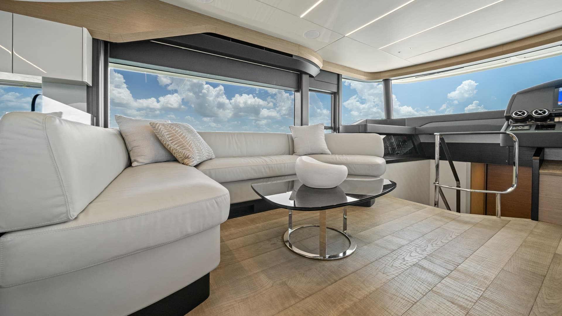 2026 Absolute Navetta 58 "Andiamo" - Spacious Salon with Panoramic Views