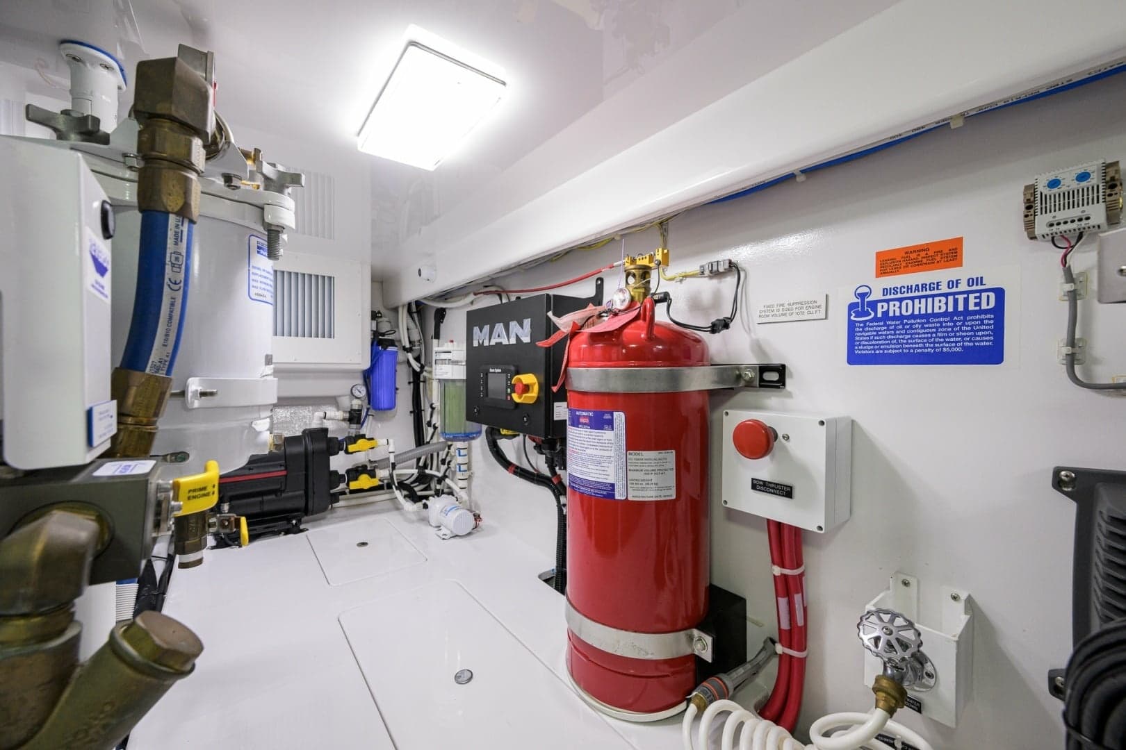 Viking 54 - Dog House - Engine Room