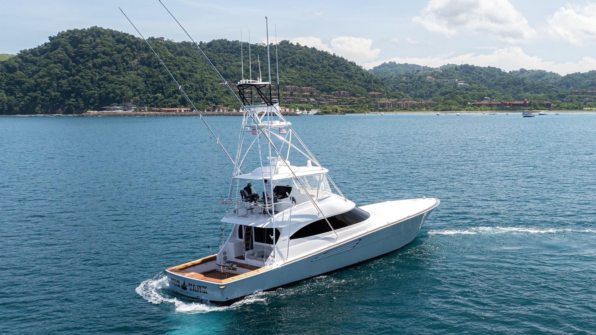 Aerial View of Viking 64 Convertible