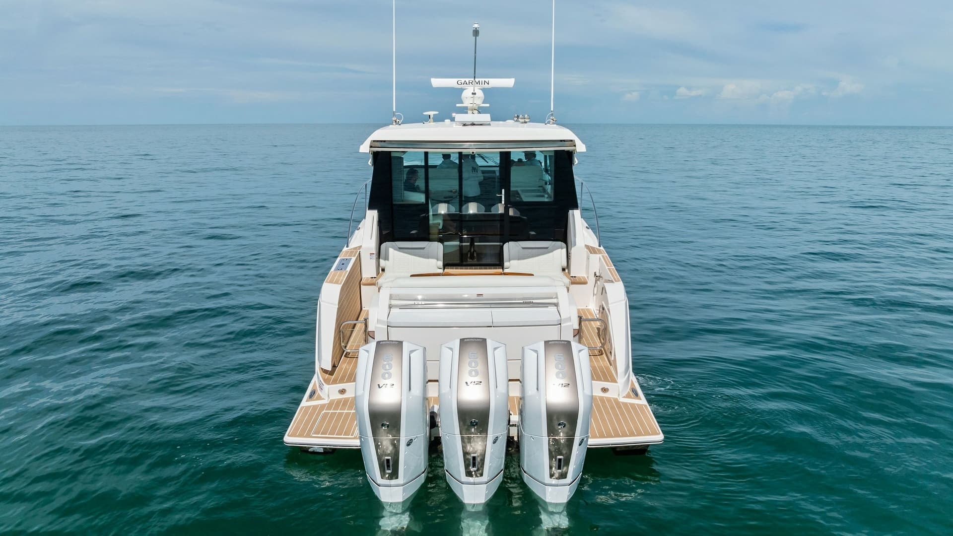 Stern View with Triple Outboards