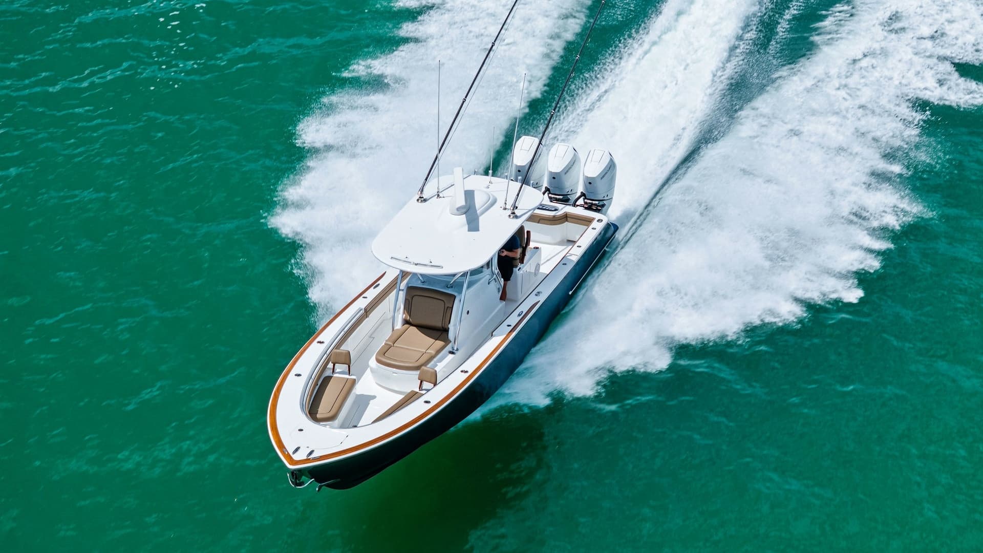Aerial View of Bow and Cockpit