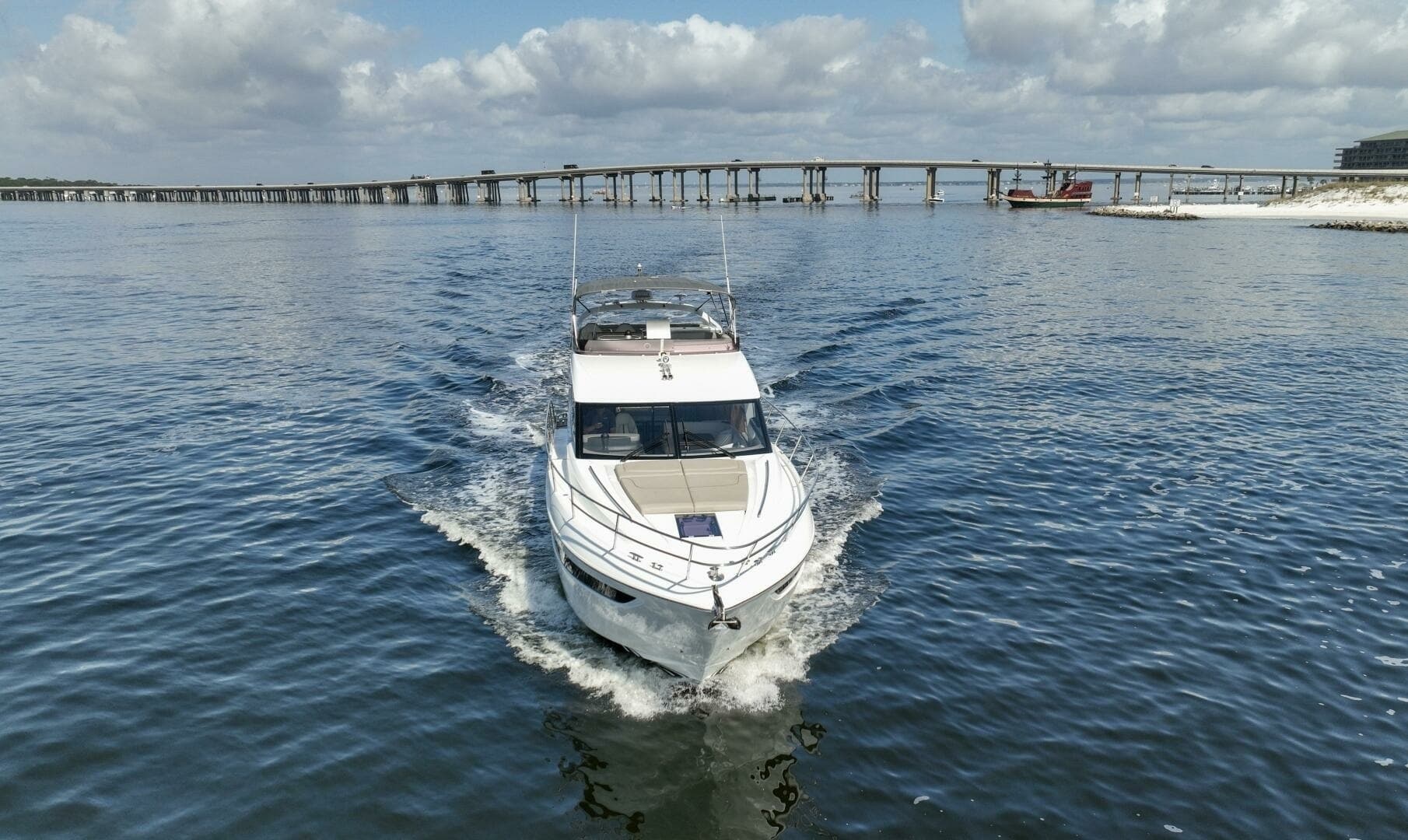 2021 Princess F50- MAKING TIME- Engine room- Bow