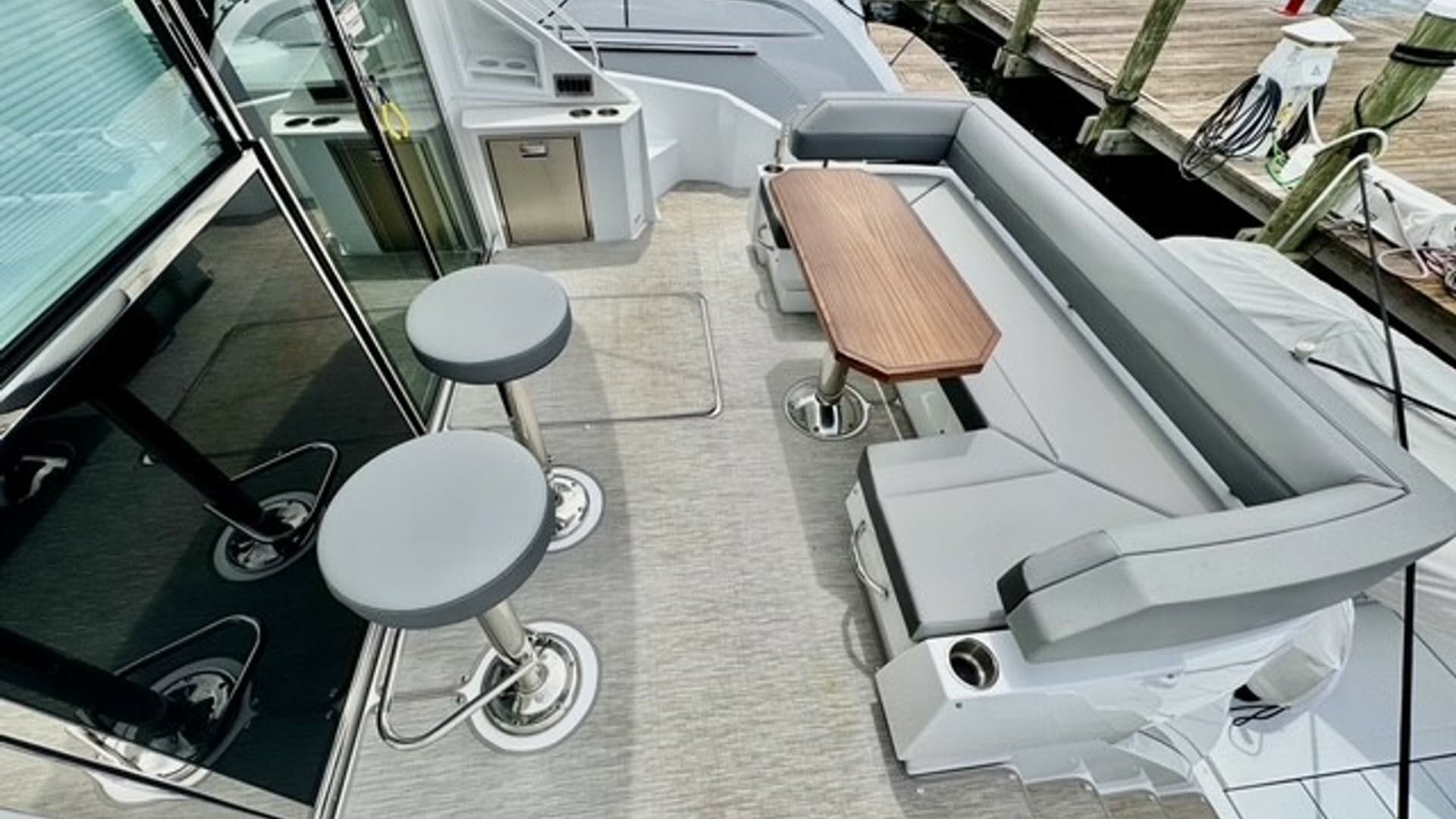 Spacious Aft Deck with Seating